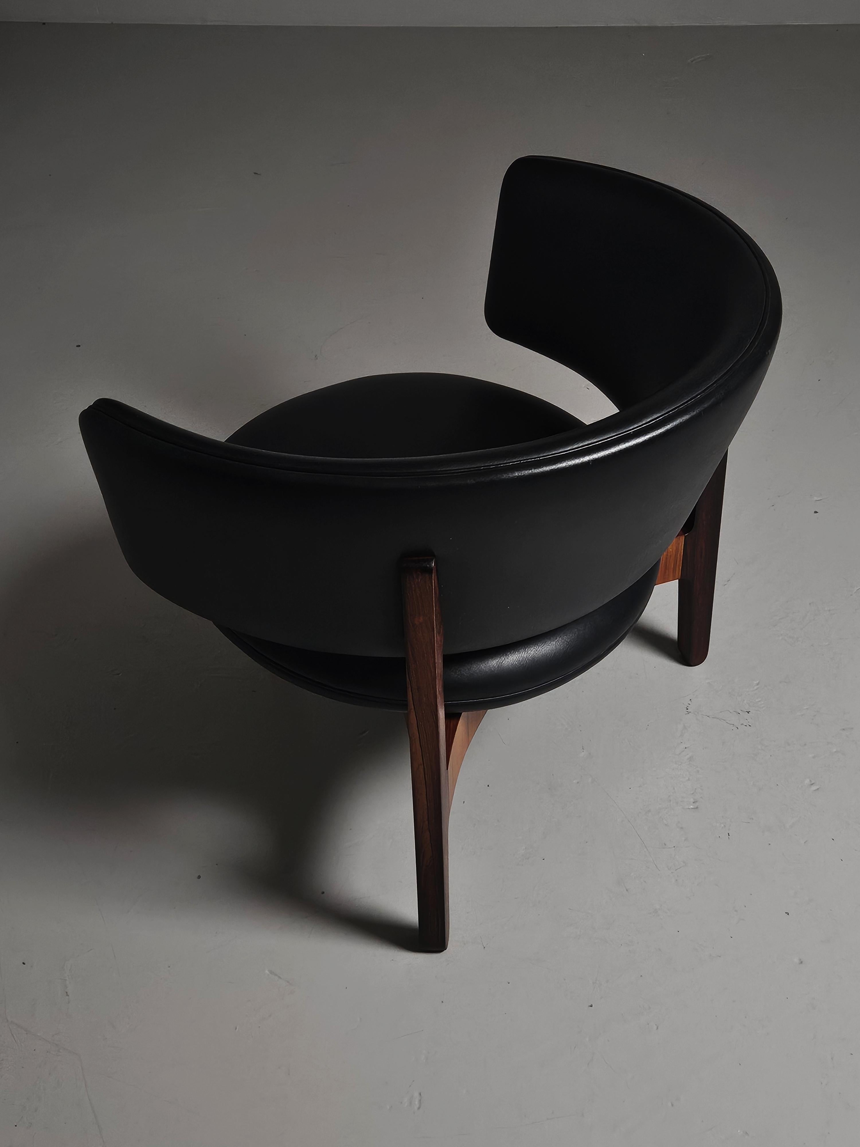 Lounge chair by Sven Ellekaer for Christian Linneberg, Denmark, 1960s im Angebot 1