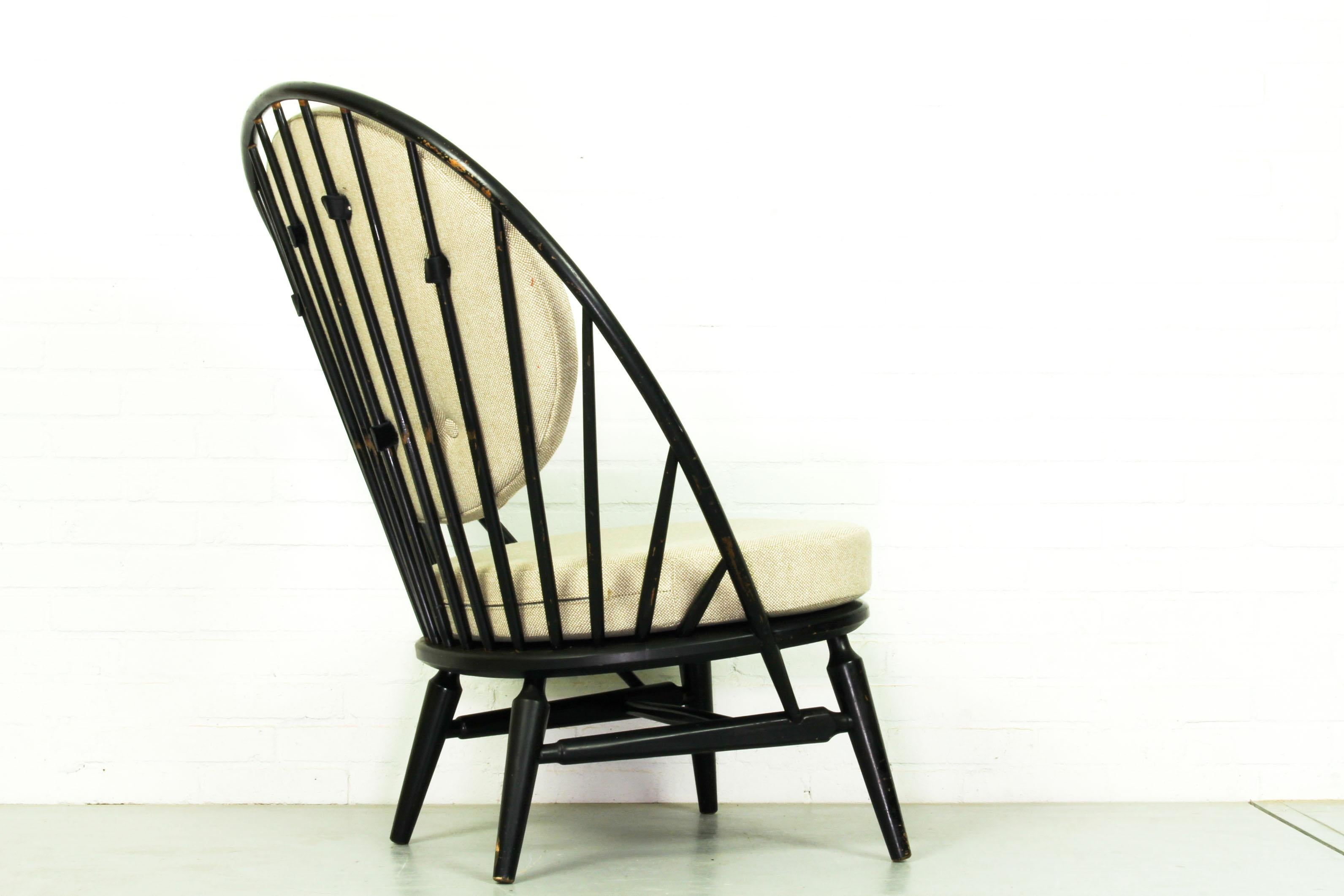 Beech Lounge Chair by Sven Engström & Gunnar Myrstrand for Nässjö Stolfabrik, 1960s For Sale