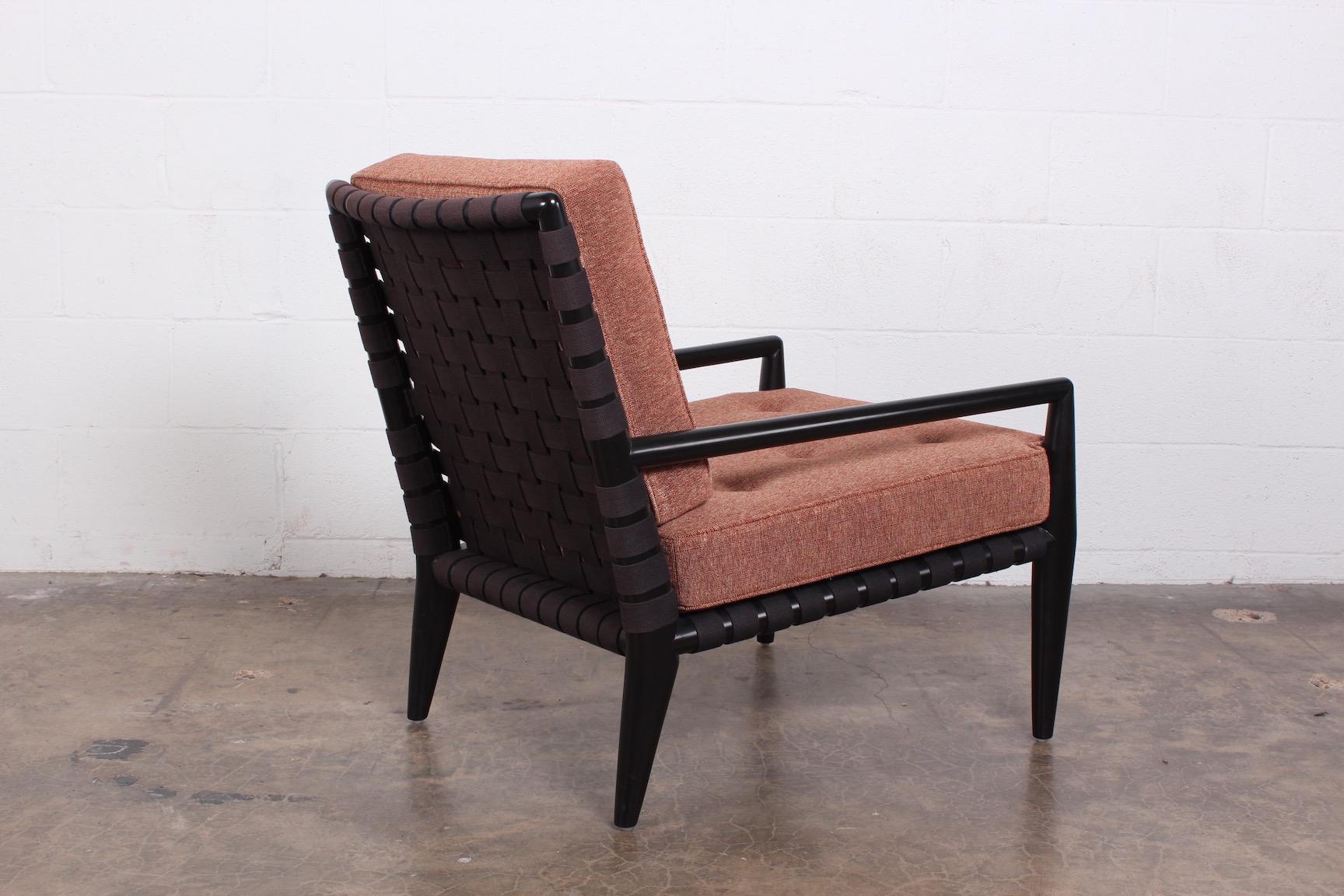 Fabric Lounge Chair by T.H. Robsjohn-Gibbings for Widdicomb