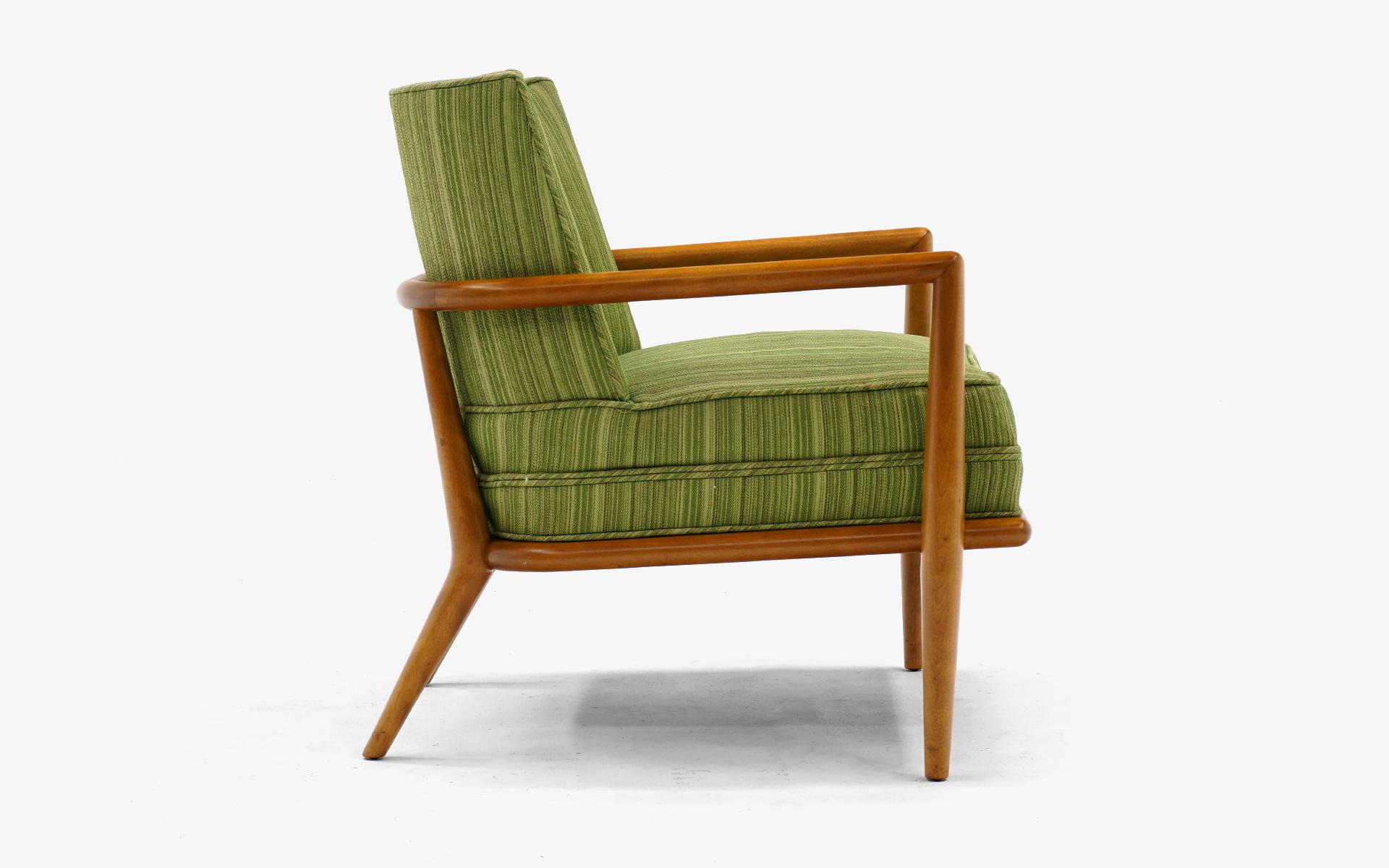 Mid-Century Modern Lounge Chair by T.H. Robsjohn-Gibbings for Widdicomb, Wrap Around Frame