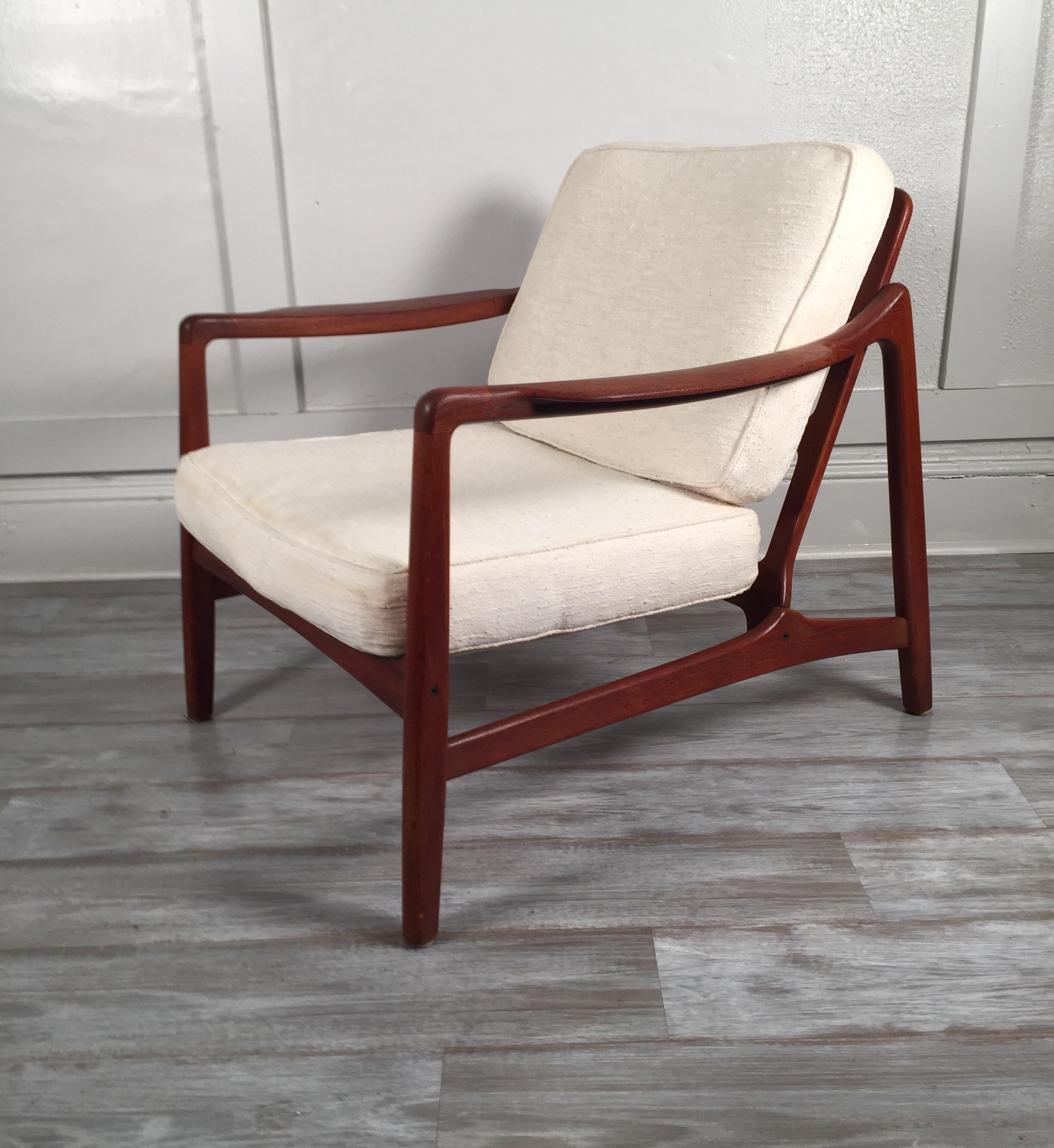 Scandinavian Modern Lounge Chair by Tove and Edvard Kindt-Larsen