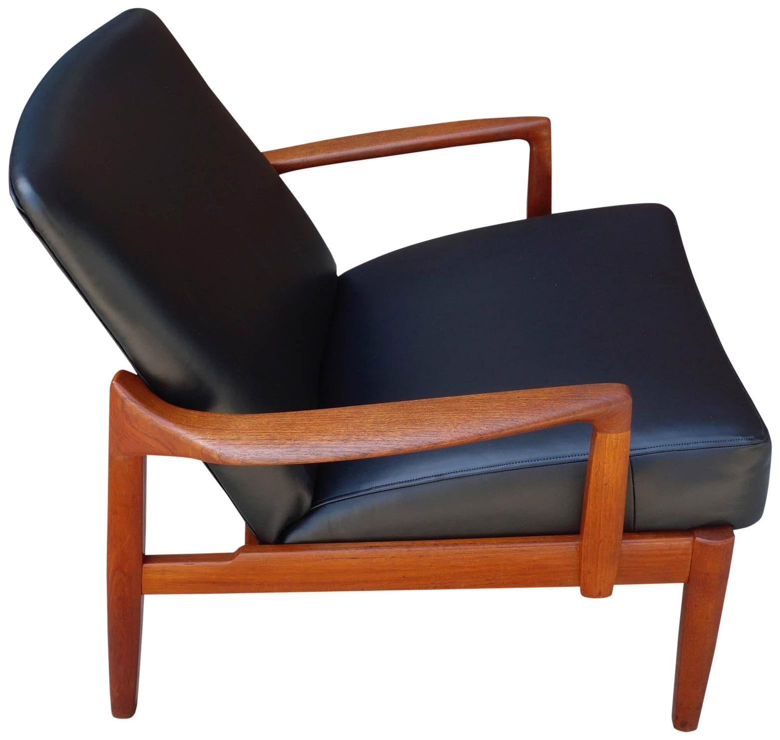 Scandinavian Modern Lounge Chair by Tove & Edvard Kindt-Larsen