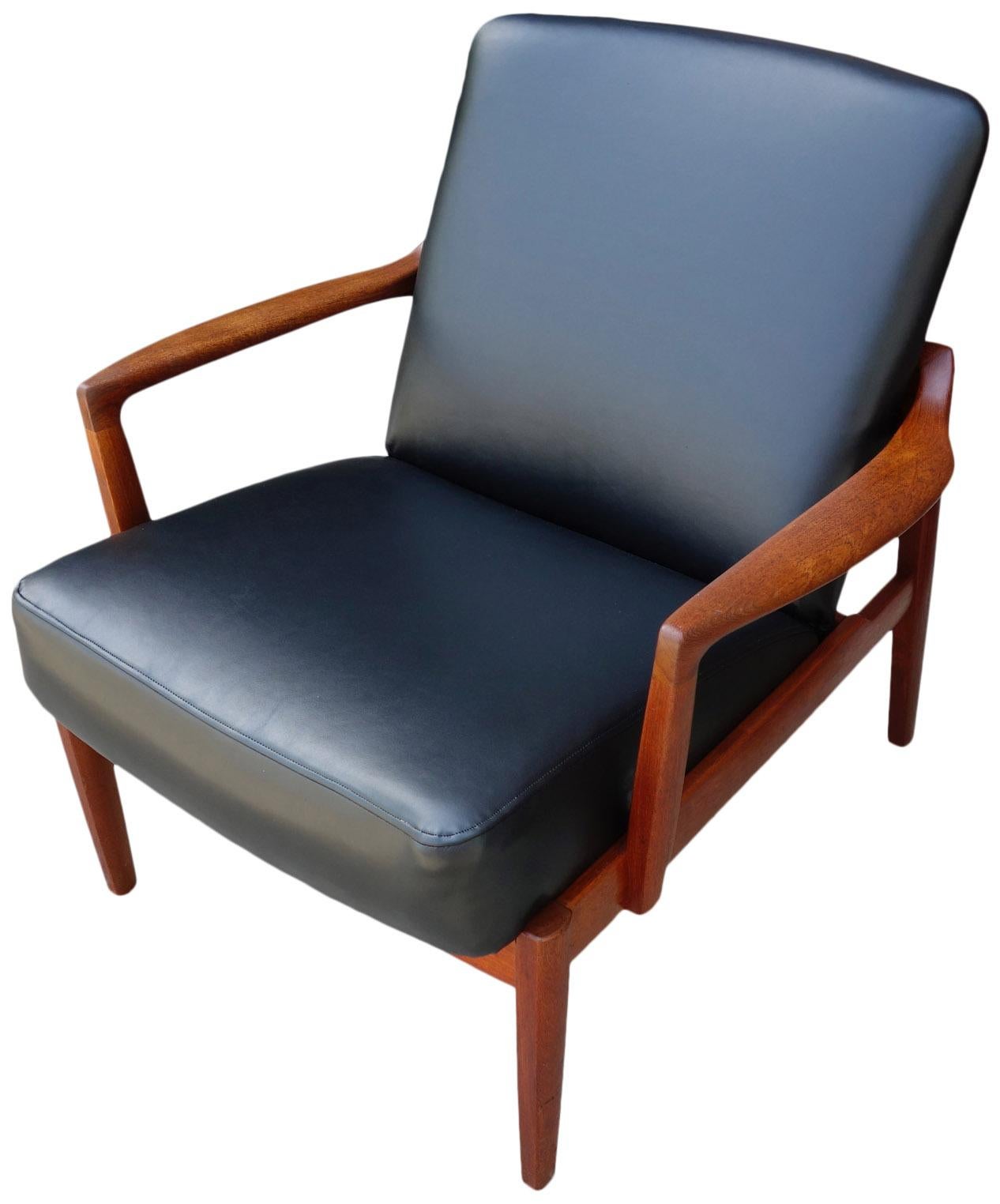 Danish Lounge Chair by Tove & Edvard Kindt-Larsen