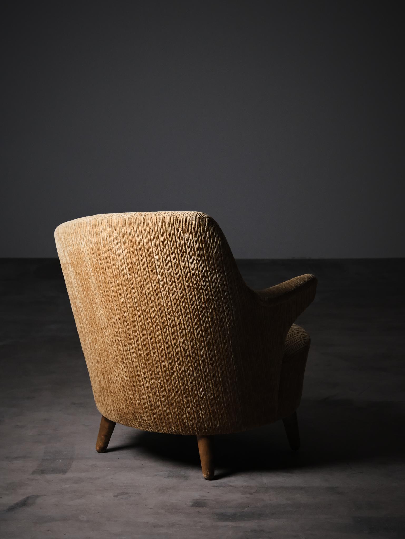 Chaise longue d'un designer inconnu, Suède, c.C. années 1950 Bon état - En vente à Eskilstuna, SE