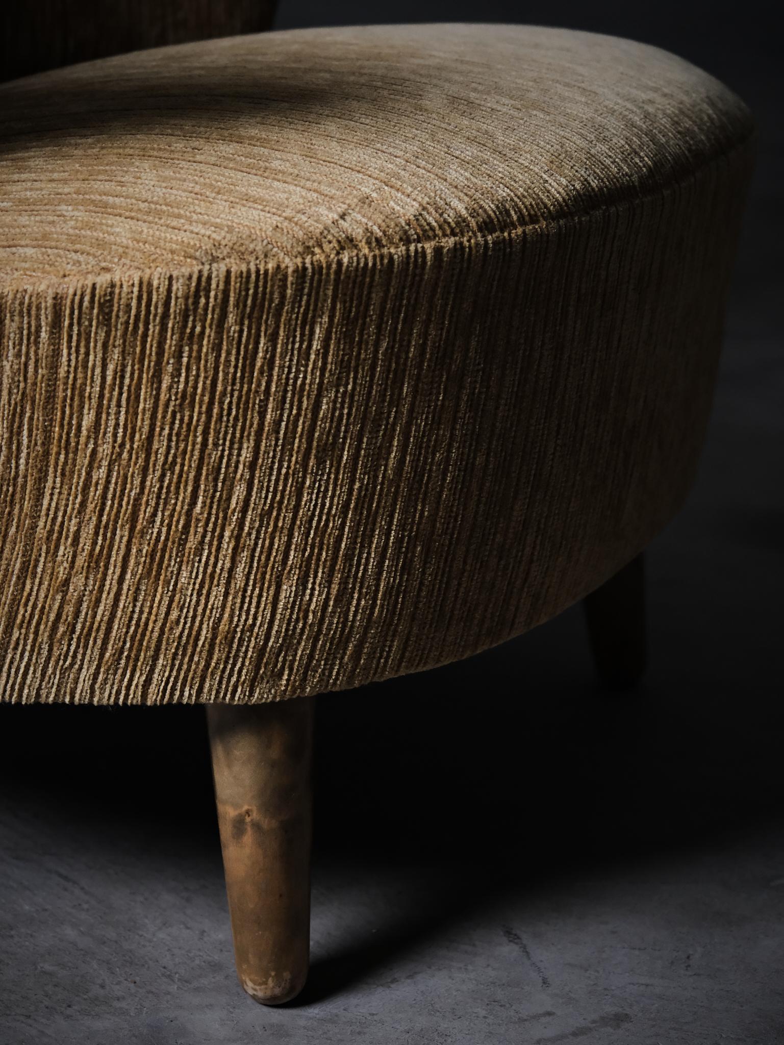 Hêtre Chaise longue d'un designer inconnu, Suède, c.C. années 1950 en vente