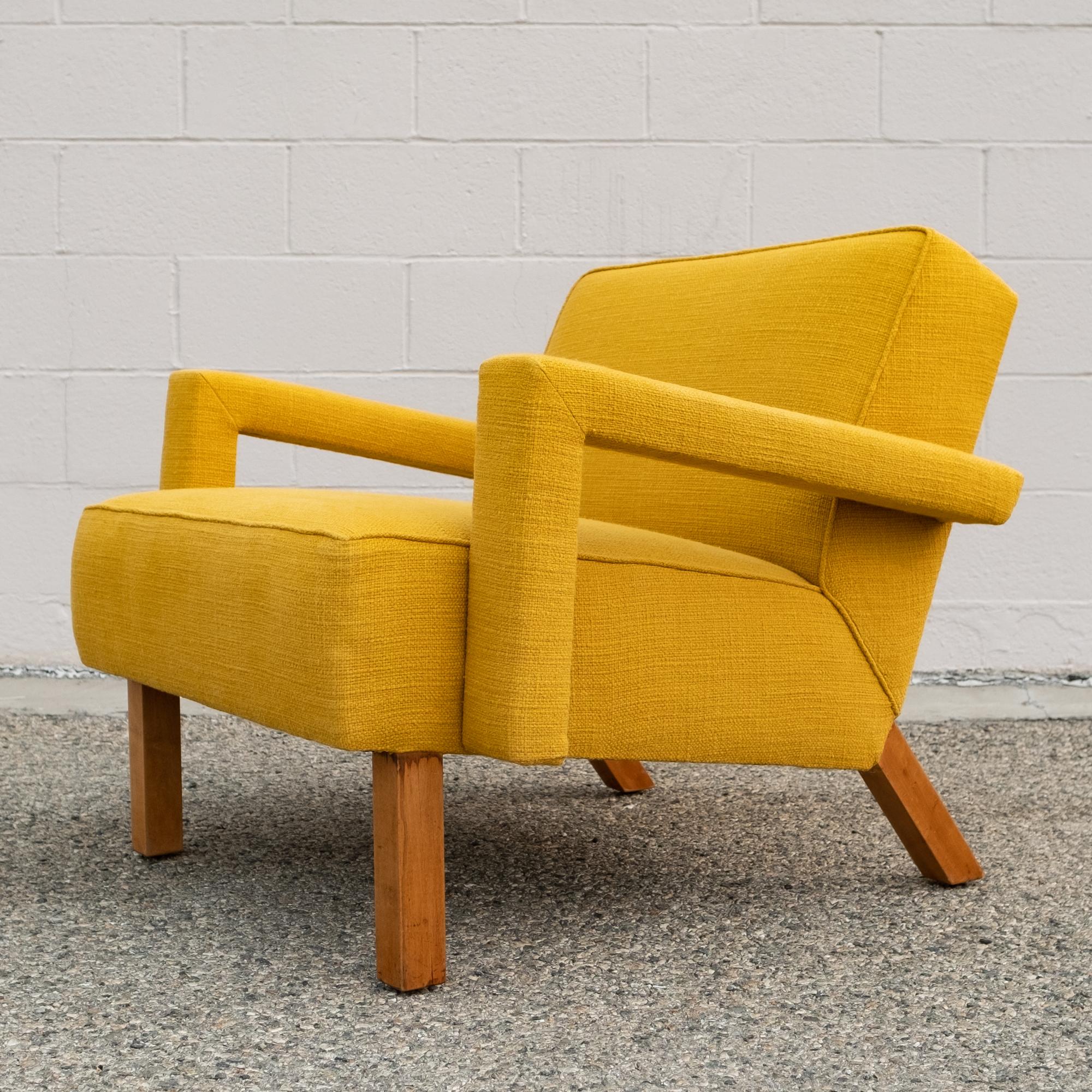 Wood Lounge Chair by Van Keppel Green of Beverly Hills, 1940s