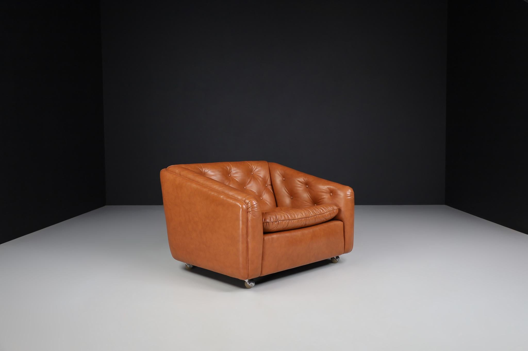 Mid-Century Modern Lounge Chair C610 by Geoffrey Harcourt for Artifort, Netherlands, 1969 For Sale