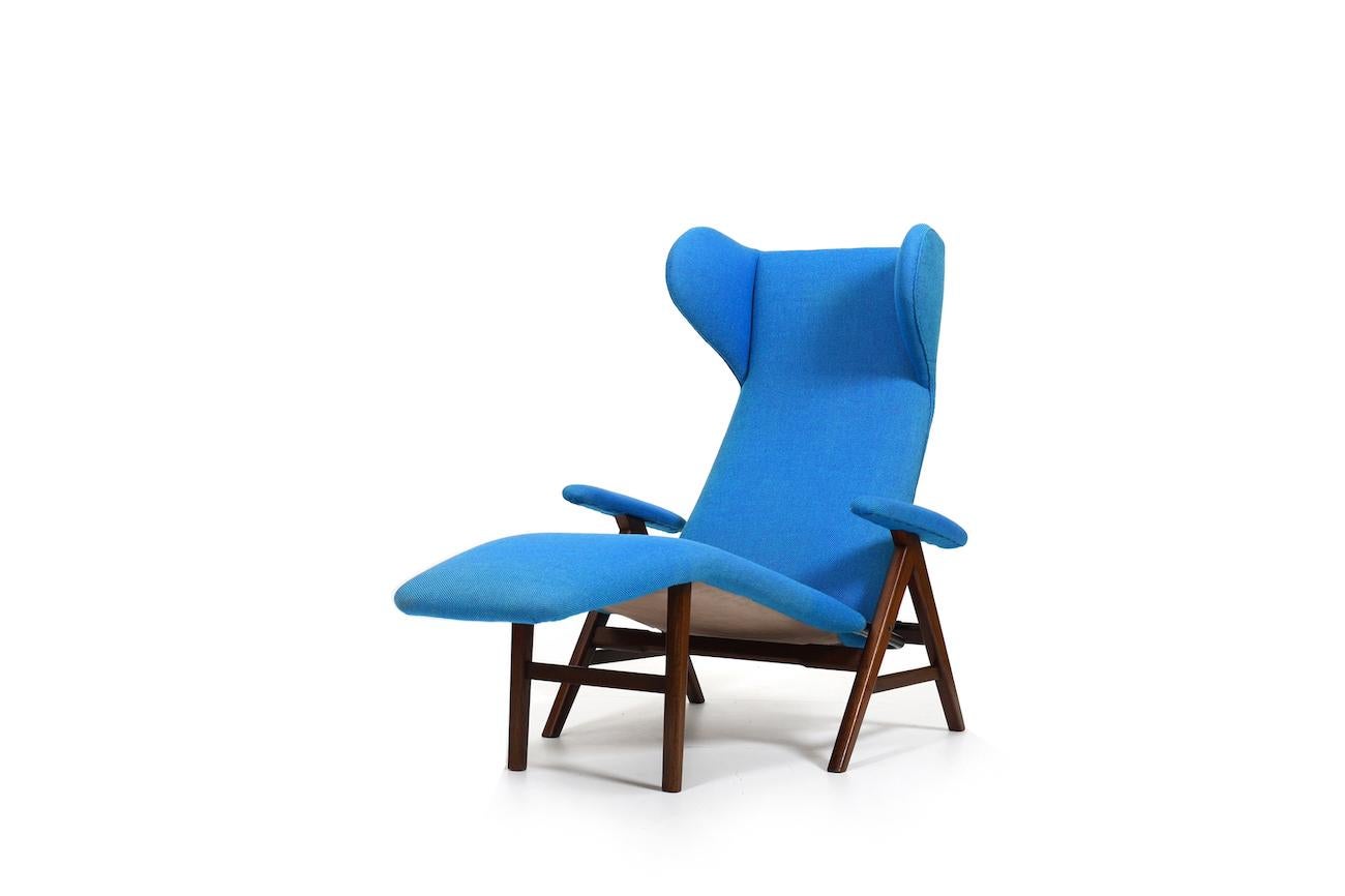 Lounge Chair / Chaiselongue by Henry W. Klein for Bramin 1950s For Sale 5
