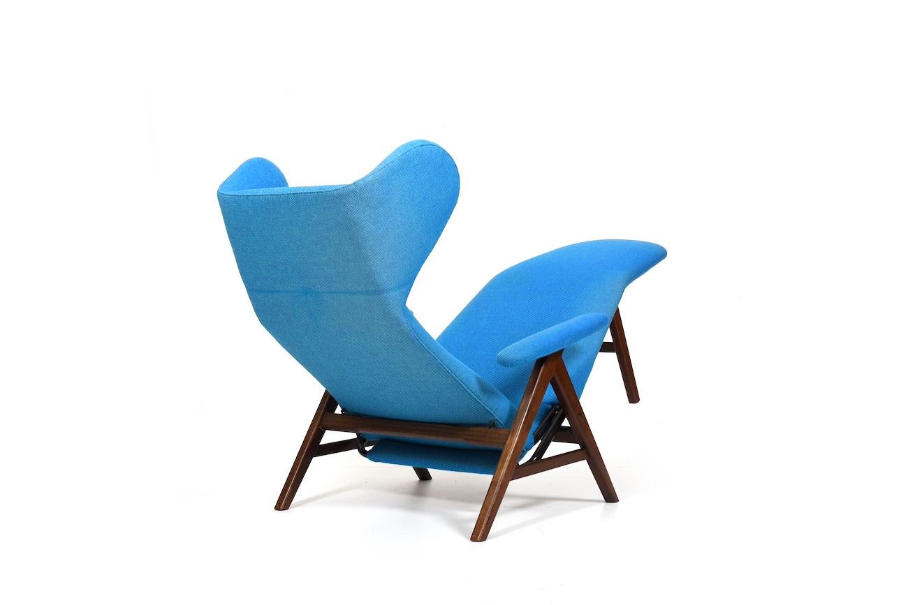 Lounge Chair / Chaiselongue by Henry W. Klein for Bramin 1950s In Good Condition For Sale In Handewitt, DE