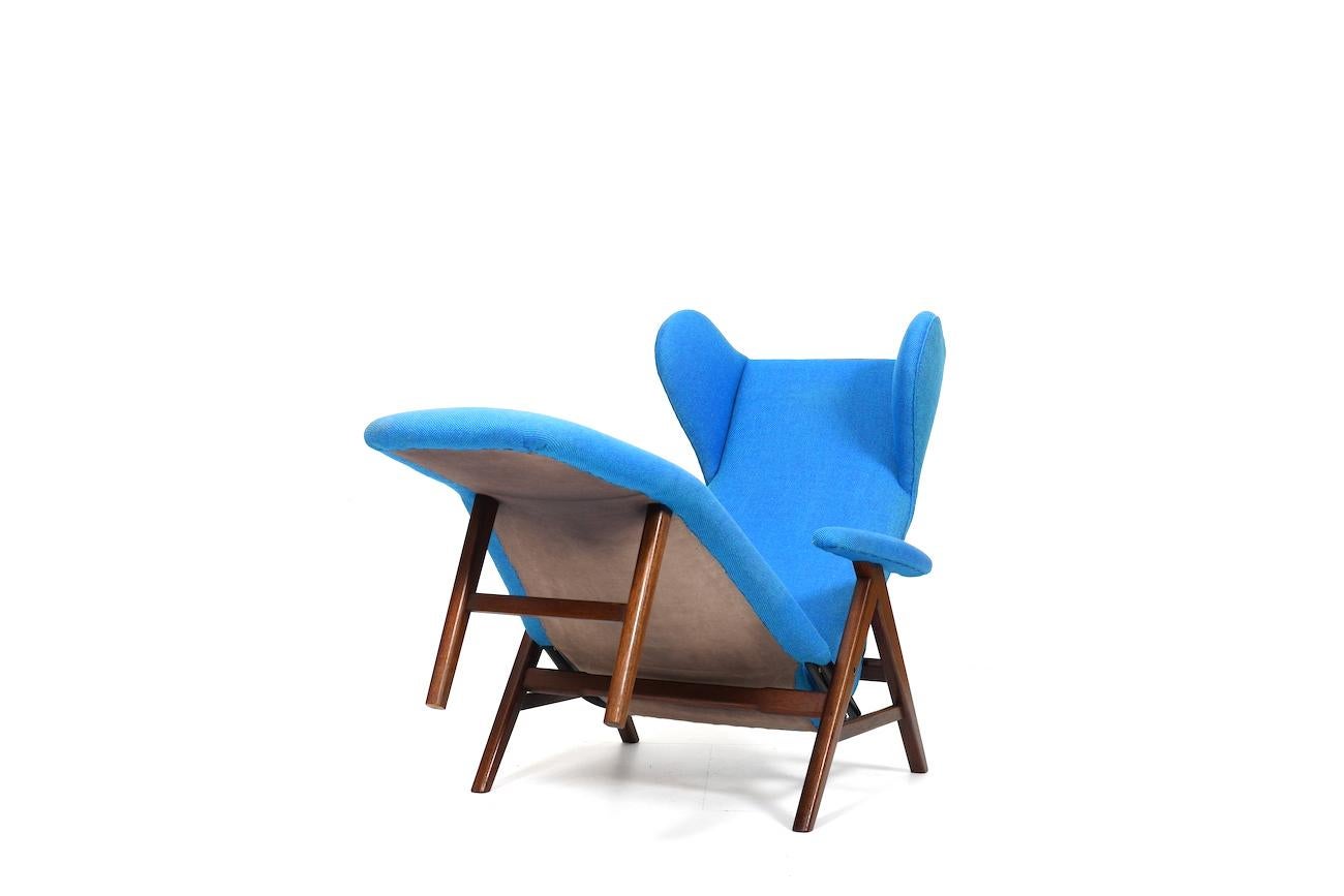20th Century Lounge Chair / Chaiselongue by Henry W. Klein for Bramin 1950s For Sale