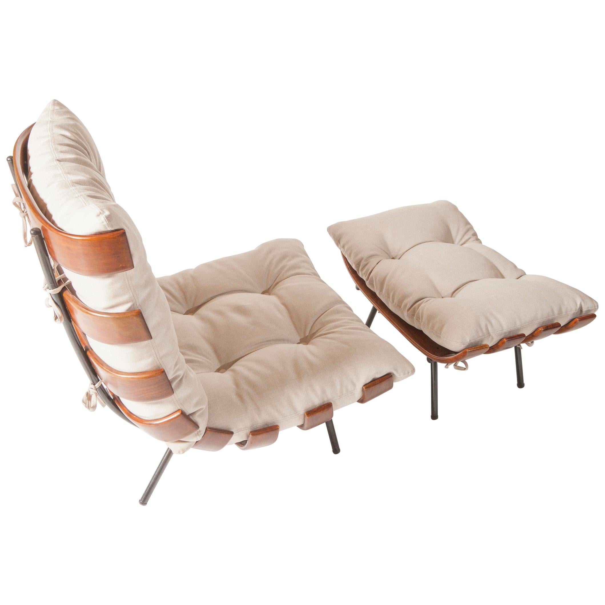 Lounge Chair Costela with Ottoman