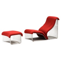 Verner Panton Pantonova Lounge Chair by Fritz Hansen, 1970