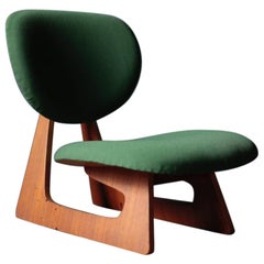 Lounge Chair Designed by Junzo Sakakura Manufactured by Tendo Mokko, 1970s