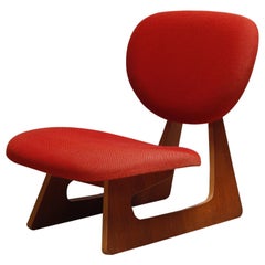 Lounge Chair Designed by Junzo Sakakura Manufactured by Tendo Mokko, 1970s