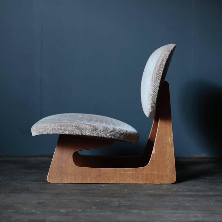 Teiza chair by Junzo Sakakura for Tendo Mokko. It was used in a Traditional Japanese inn.