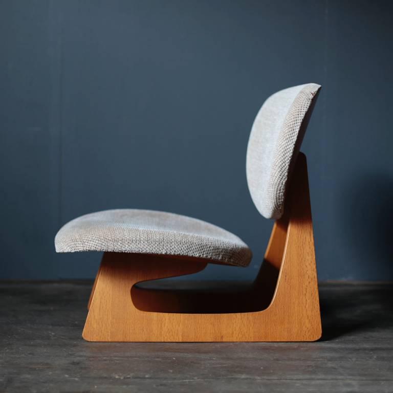 Teiza chair by Junzo Sakakura for Tendo Mokko. It was used in a traditional Japanese inn.