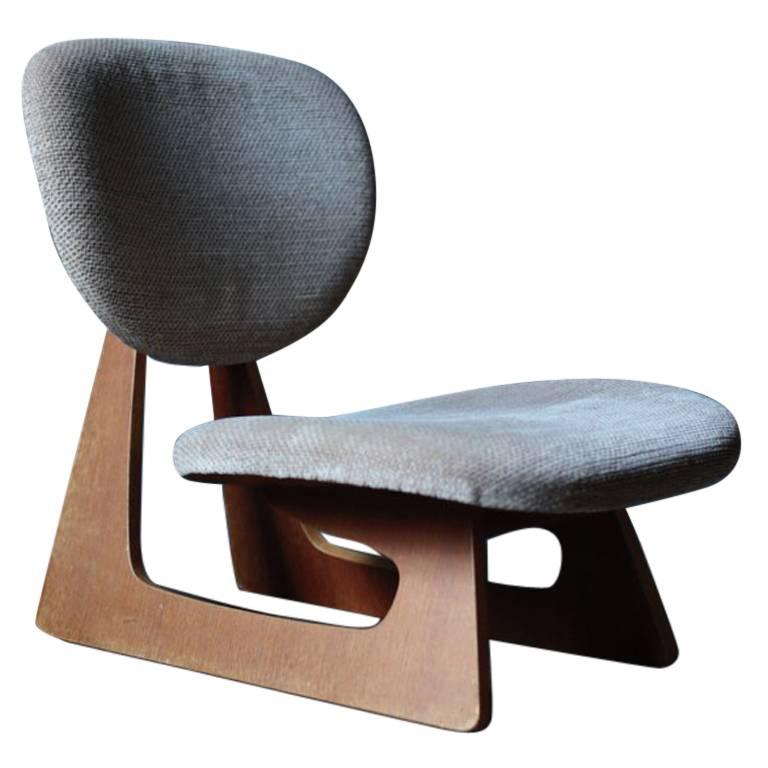 Lounge Chair Designed by Junzo Sakakura Manufactured by Tendo Mokko in Japan
