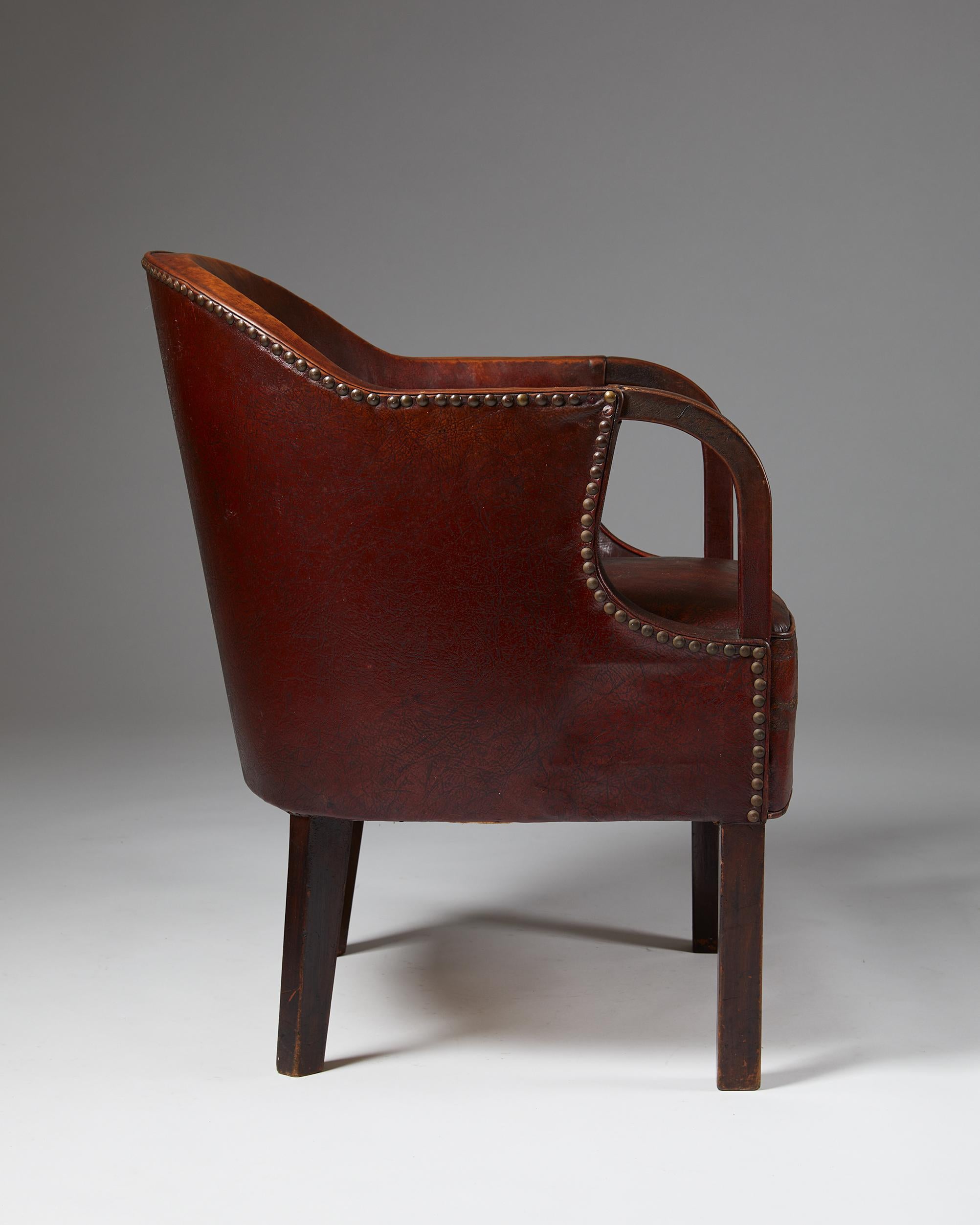 Danish Lounge Chair, Designed by Kay Fisker For Sale