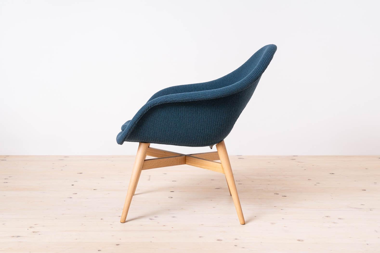 Mid-Century Modern Lounge Chair Designed by Miroslav Navrátil, 1950s, Czech Republic