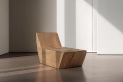 Lounge Chair Ergonomic Solid Wood Muted by Joel Escalona No47