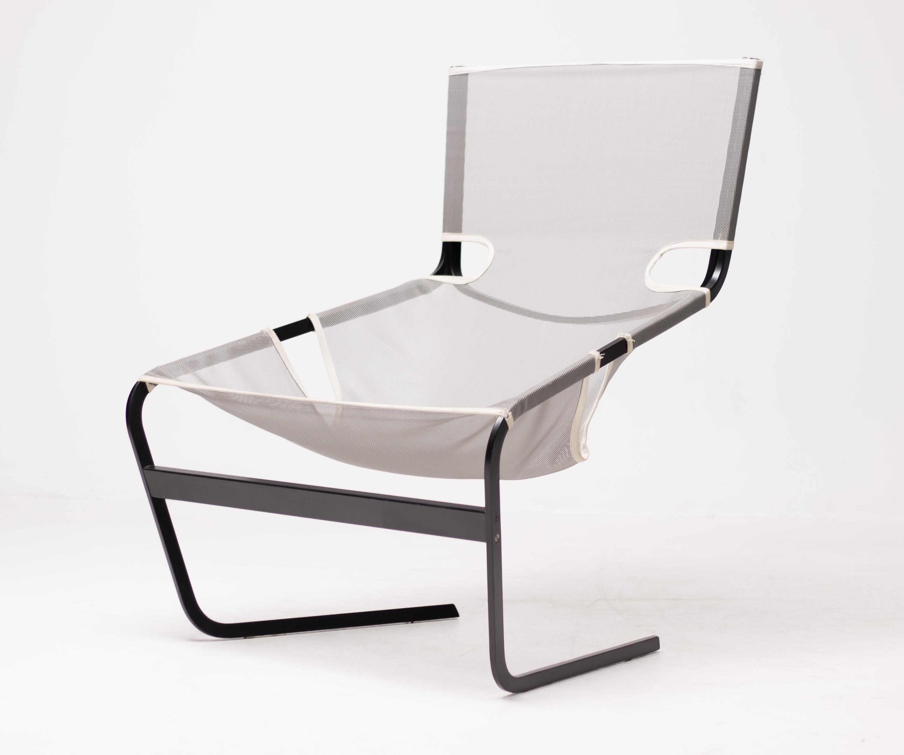 Enameled Lounge Chair F444 by Pierre Paulin for Artifort For Sale