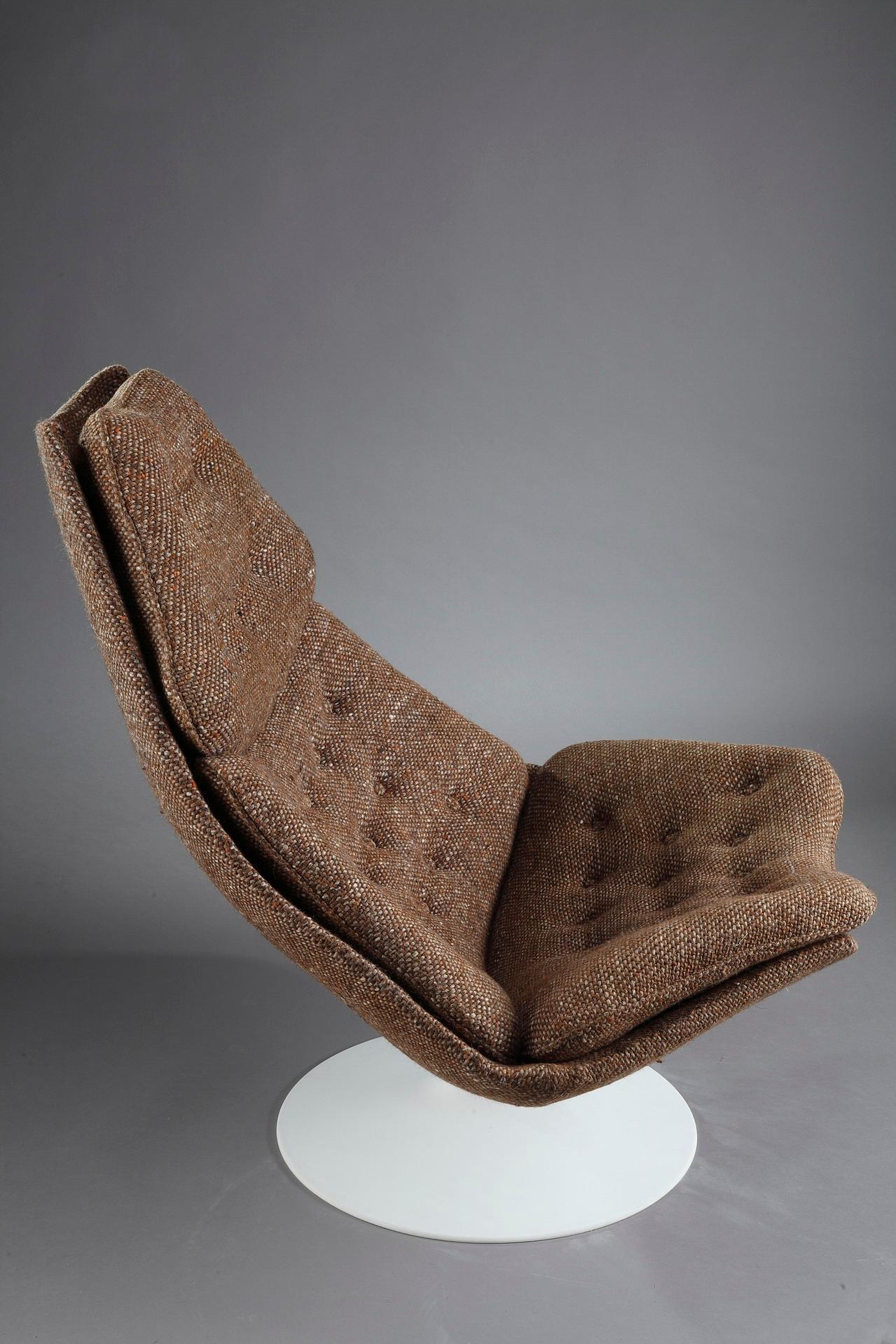 Lounge Chair F588 with Ottoman by Geoffrey Harcourt for Artifort 1