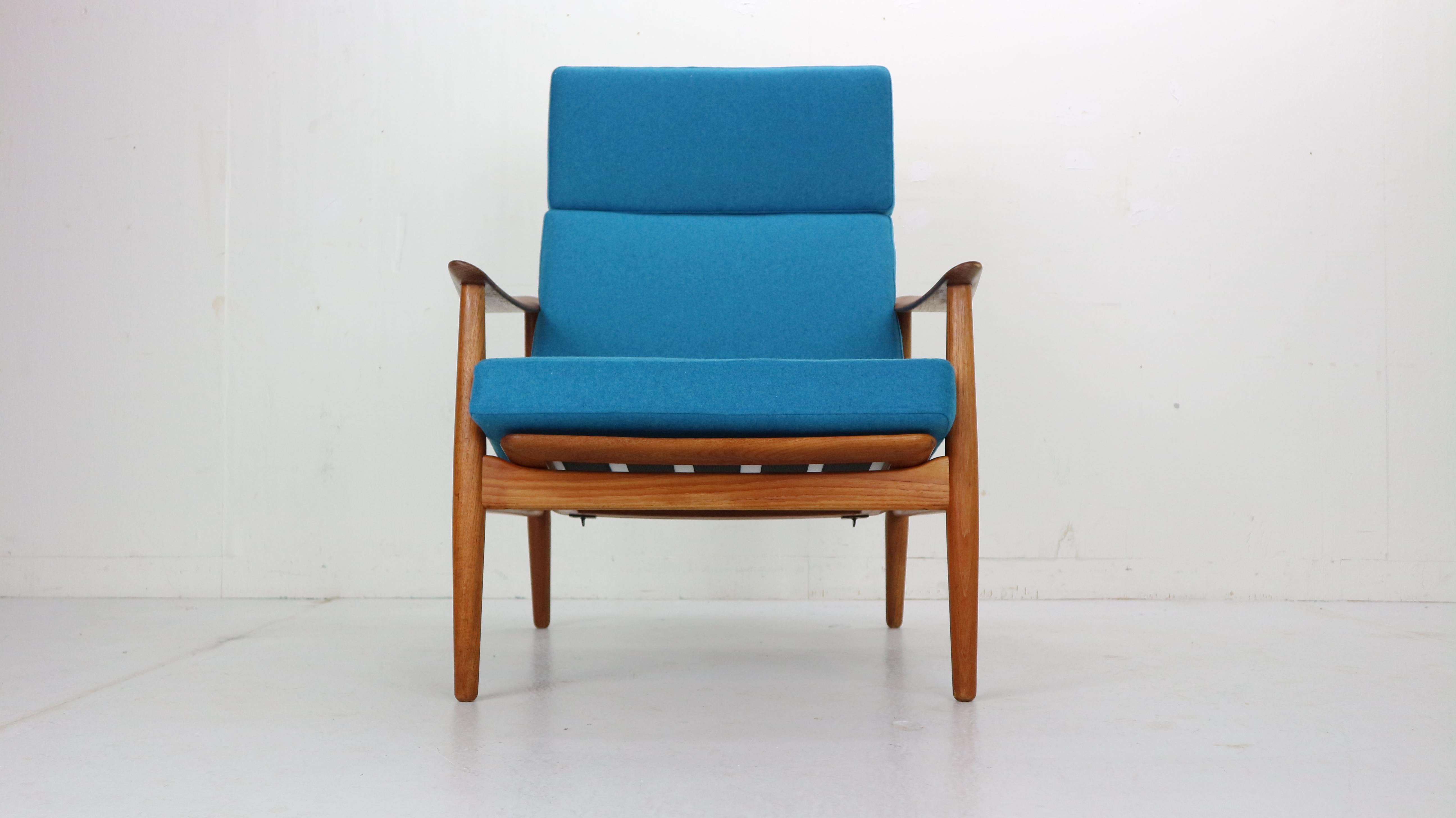 Lounge Chair FD-164 with Ottoman by Arne Vodder for France & Son, Denmark, 1960s 3