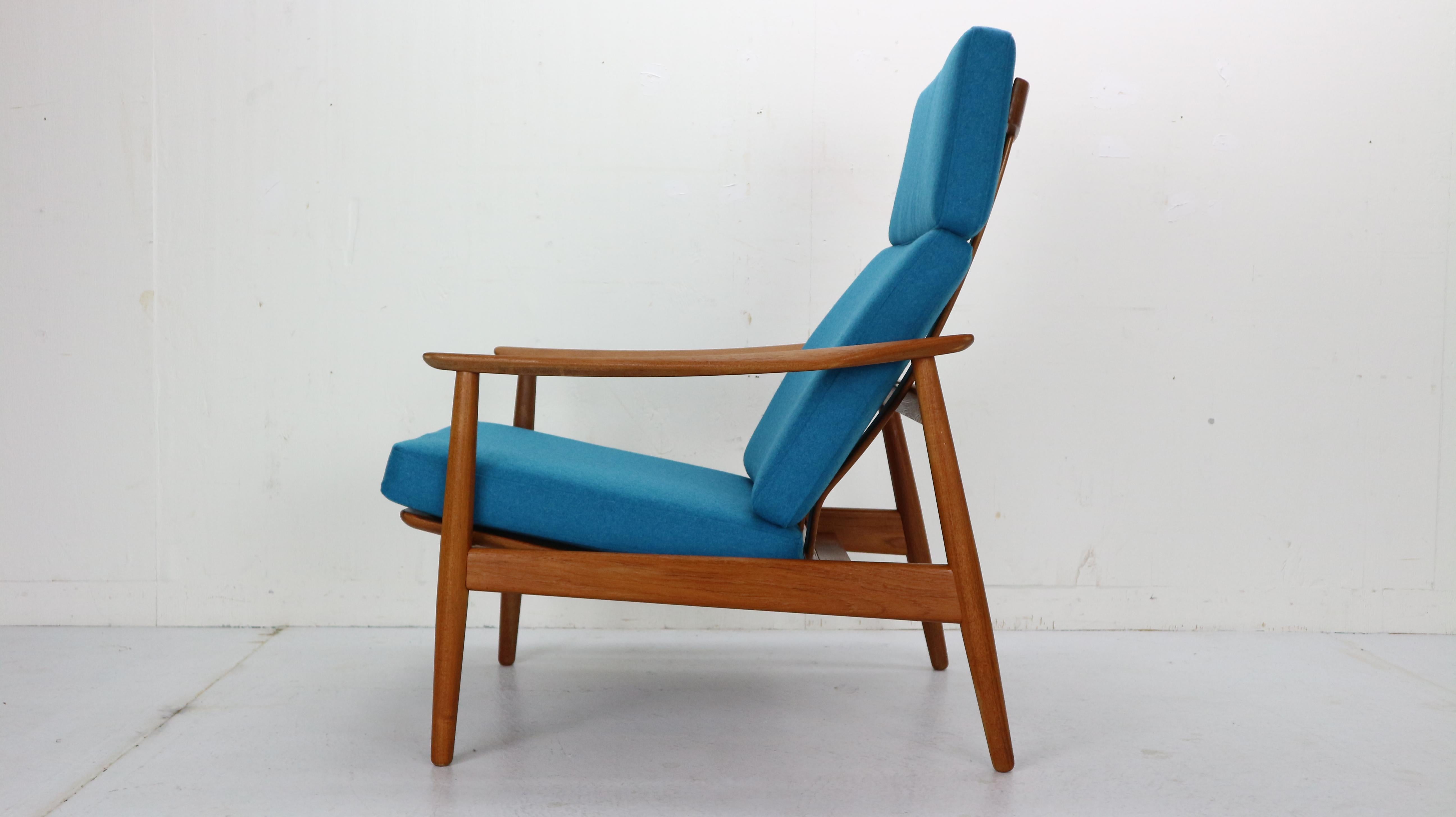 Lounge Chair FD-164 with Ottoman by Arne Vodder for France & Son, Denmark, 1960s 2