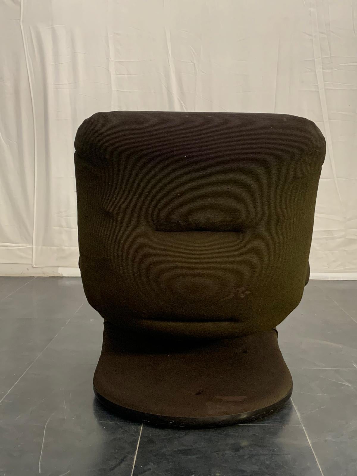 Fabric Lounge Chair from 4p, 1970s For Sale
