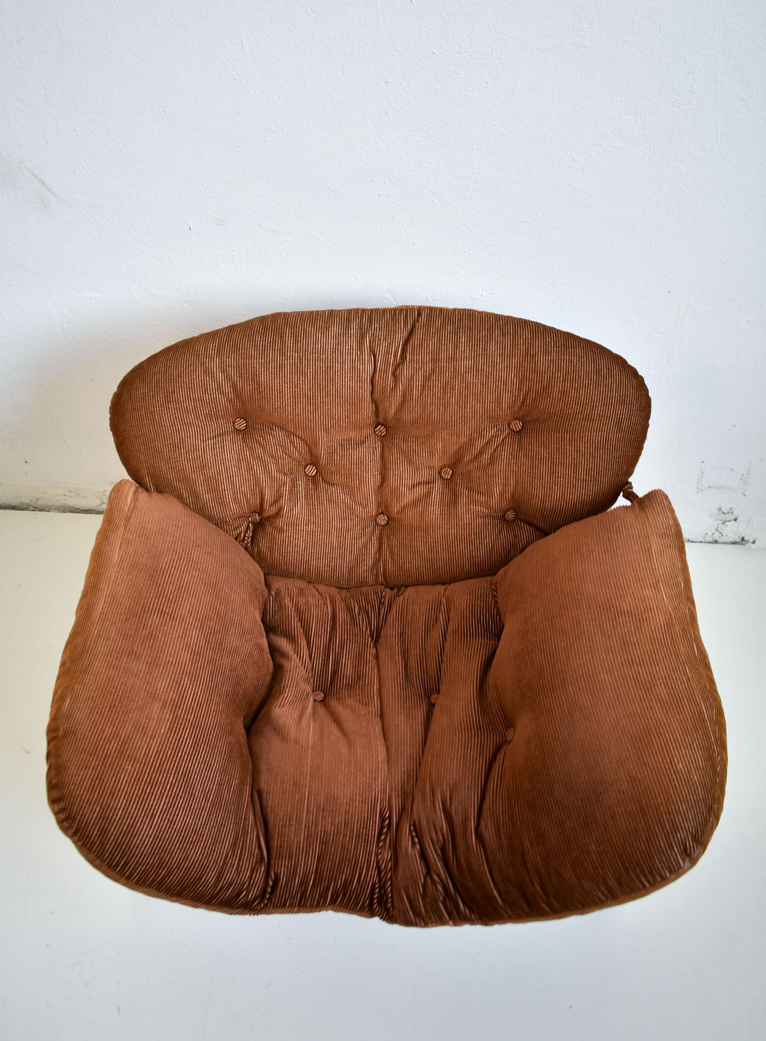 Mid-Century Modern Lounge Chair from Swed Form, 1970s, Attributed to Johan Bertil Häggström