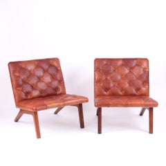 Lounge Chair, Helge Vestergaard Jensen, Rosewood and Niger Leather 1966