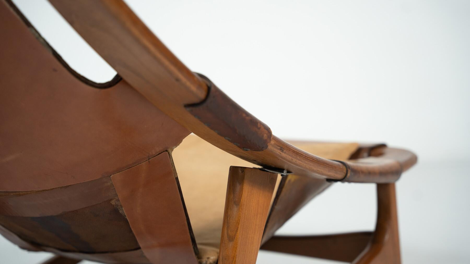 Lounge Chair Holmenkollen by Arne Tidemand Ruud, Norway, 1960s For Sale 4