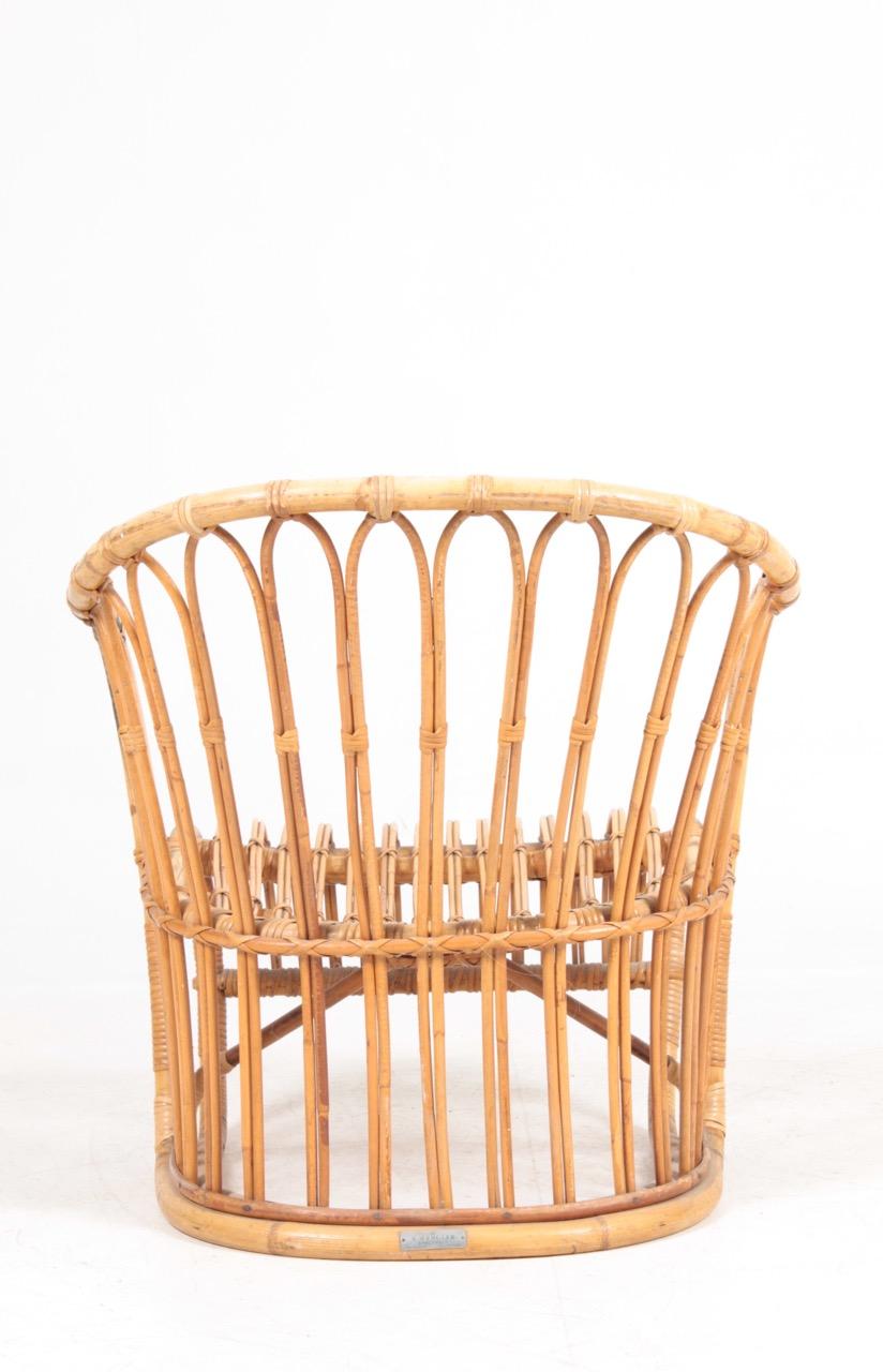 Lounge Chair in Bamboo by Tove & Edvard Kindt-Larsen, 1940s 2