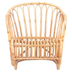 Lounge Chair in Bamboo by Tove & Edvard Kindt-Larsen, 1940s