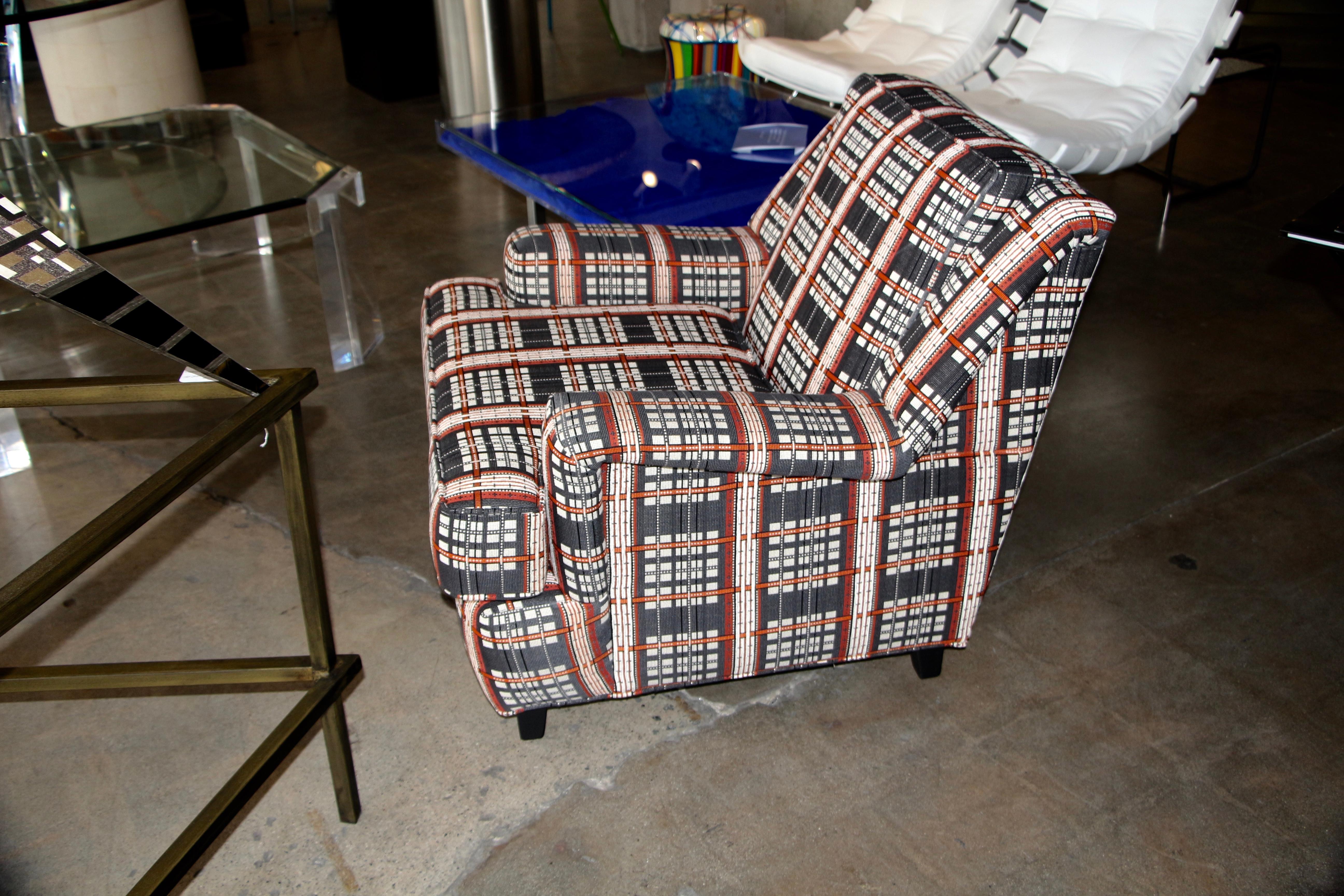 Mid-20th Century Lounge Chair Dorothy Cosonas Knoll Fabric