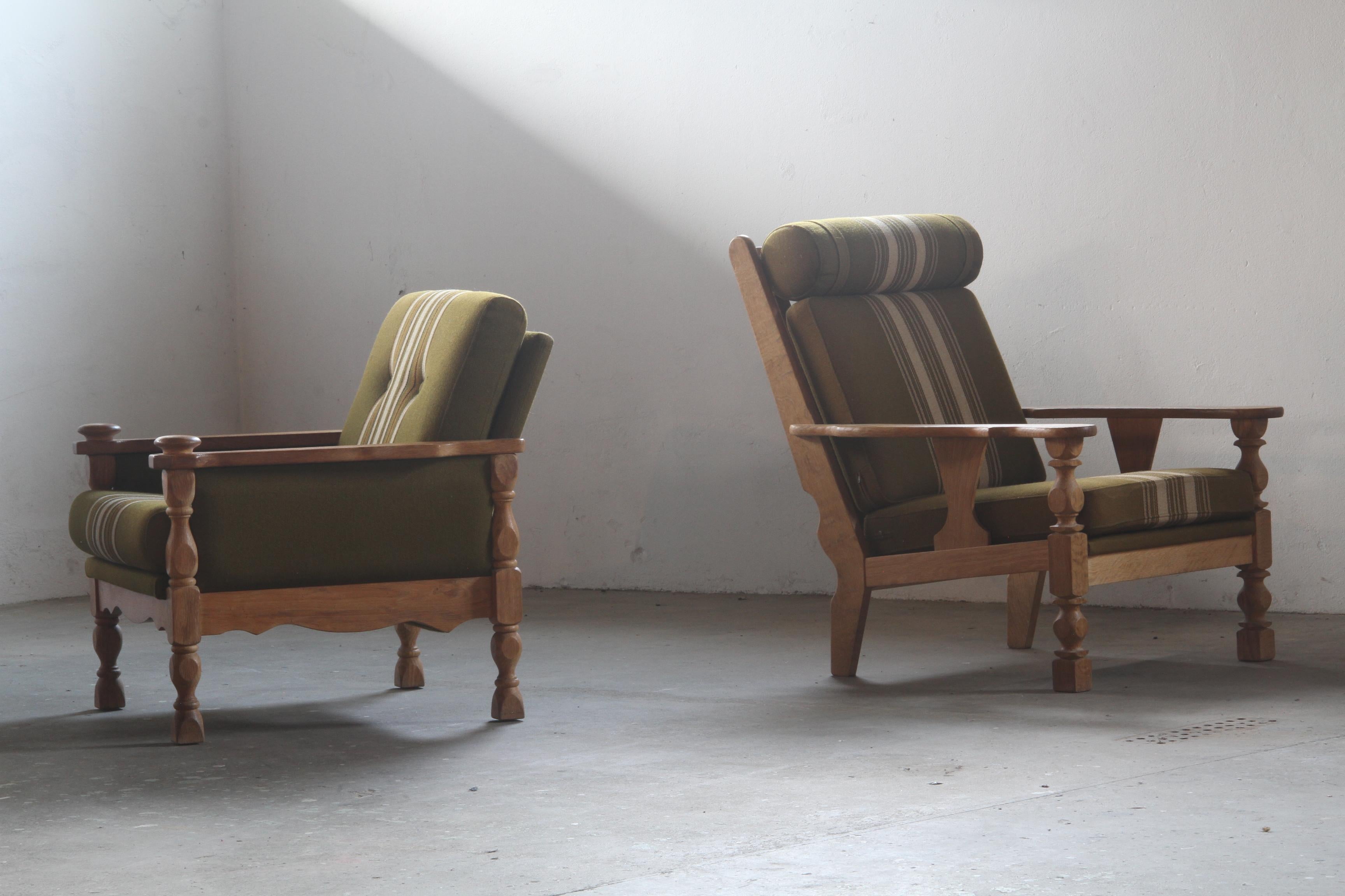 Chaise longue en Oak attribuée à Henning Kjærnulf en vente 9