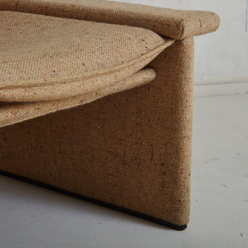 Lounge Chair in Taupe Tweed by Matteo Grassi, Italy 1990s, 2 Available 2
