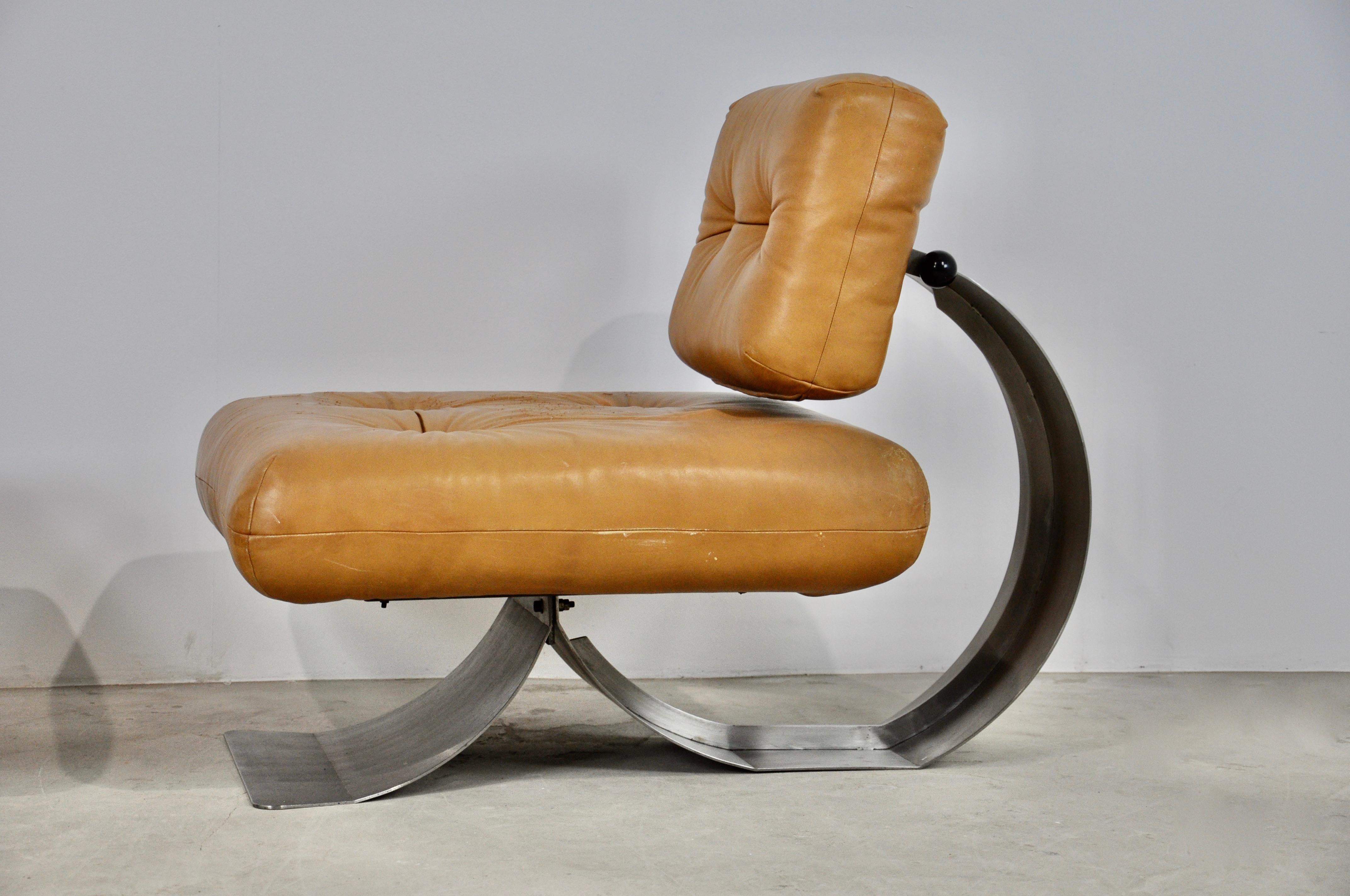 Lounge Chair in the Style of Oscar Niemeyer, 1970s 3