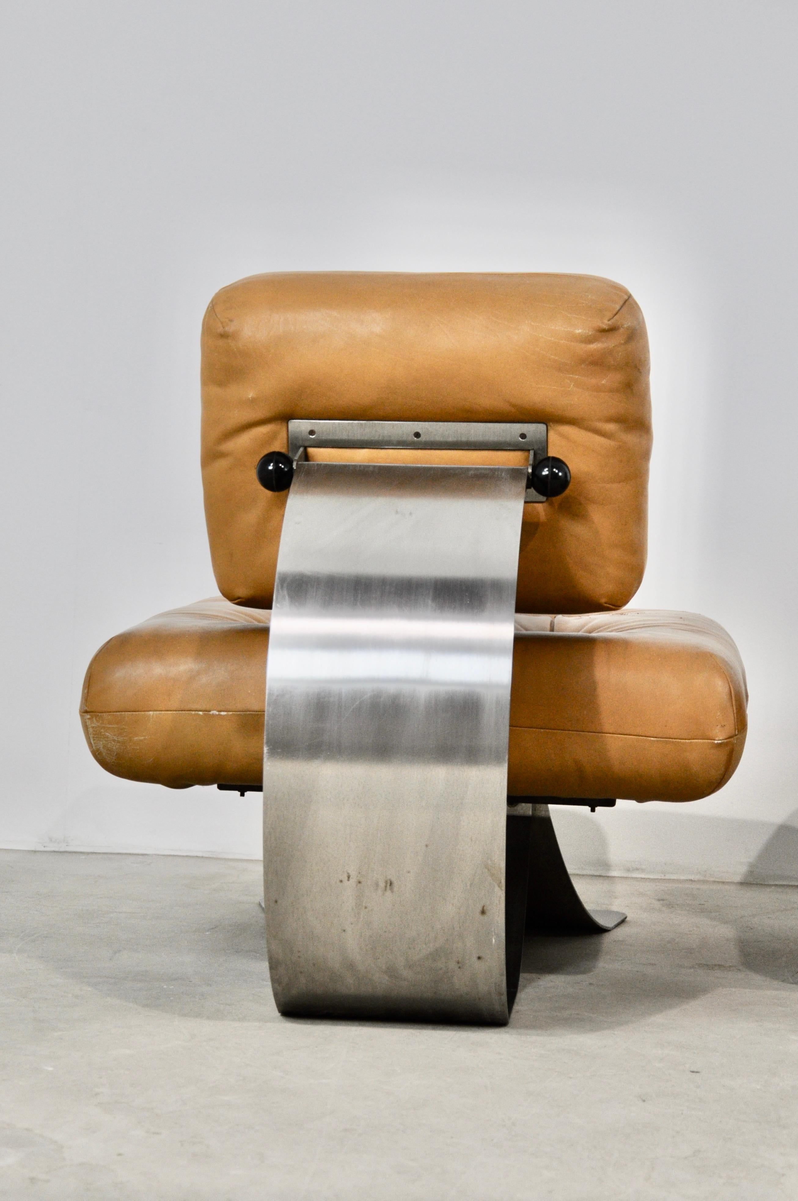 Lounge Chair in the Style of Oscar Niemeyer, 1970s 1