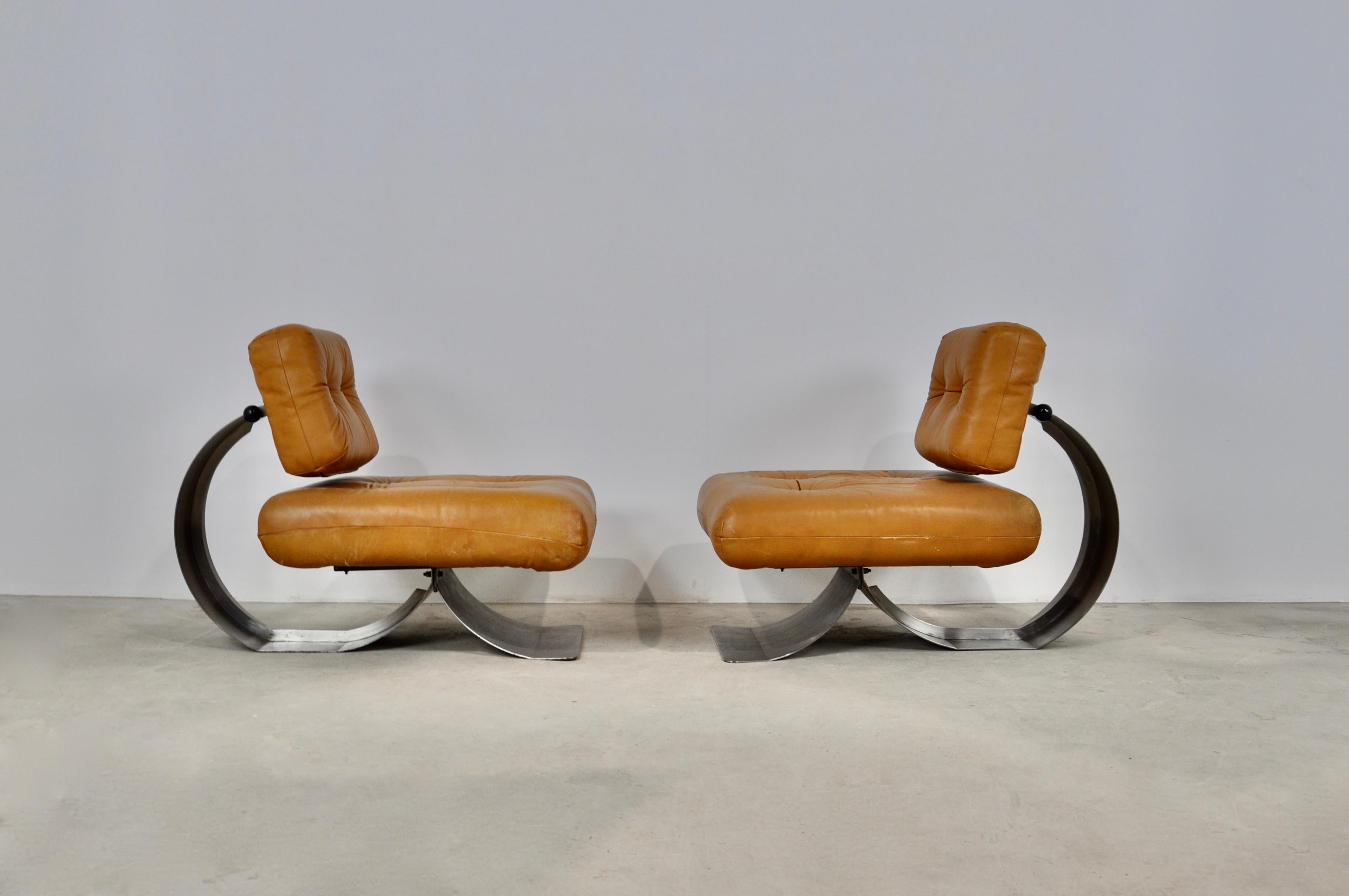 Lounge Chair in the Style of Oscar Niemeyer, 1970s 2