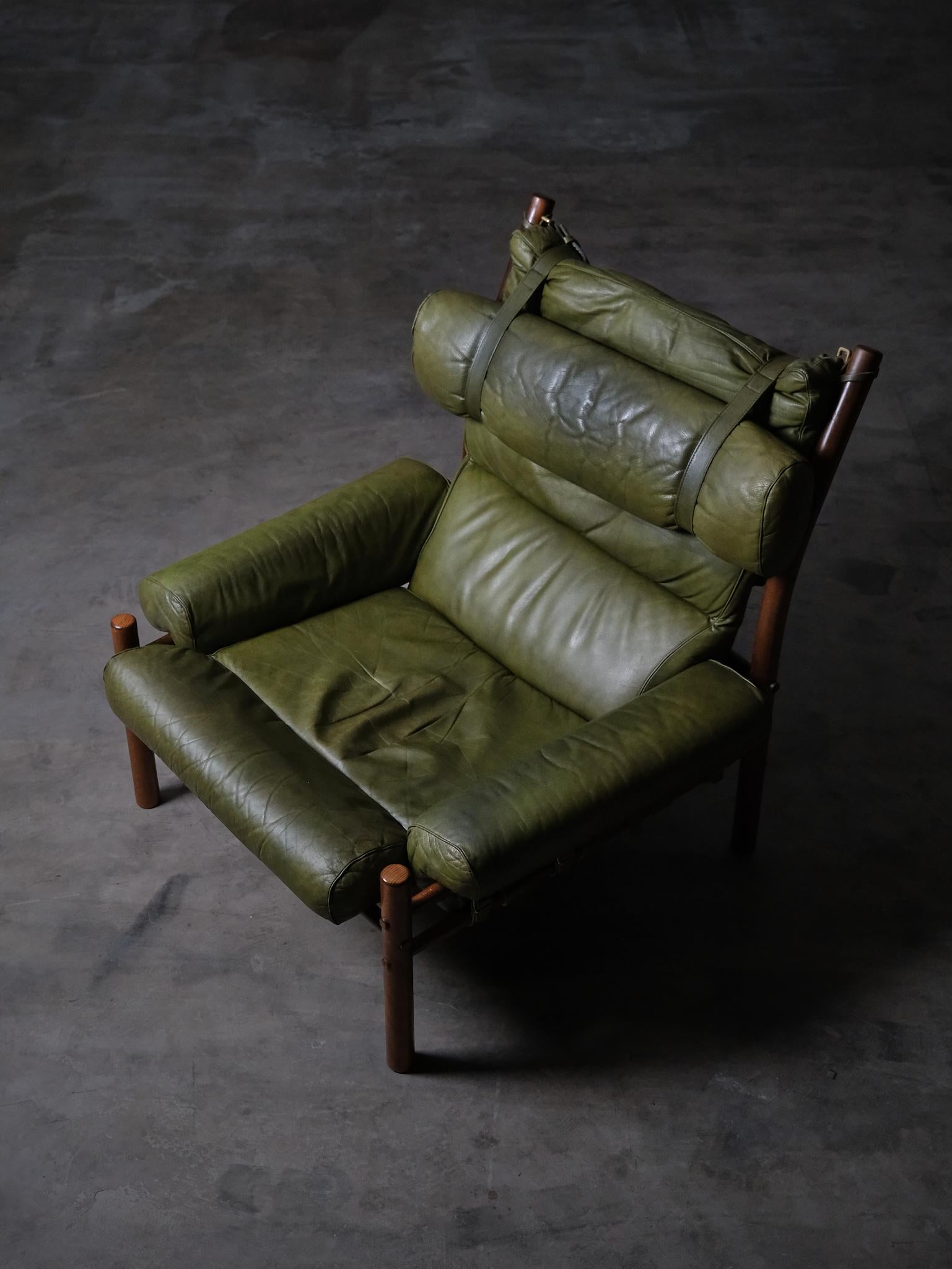 Sedia da salotto 'Inca' di Arne Norells, Svezia, anni '70 in vendita 3