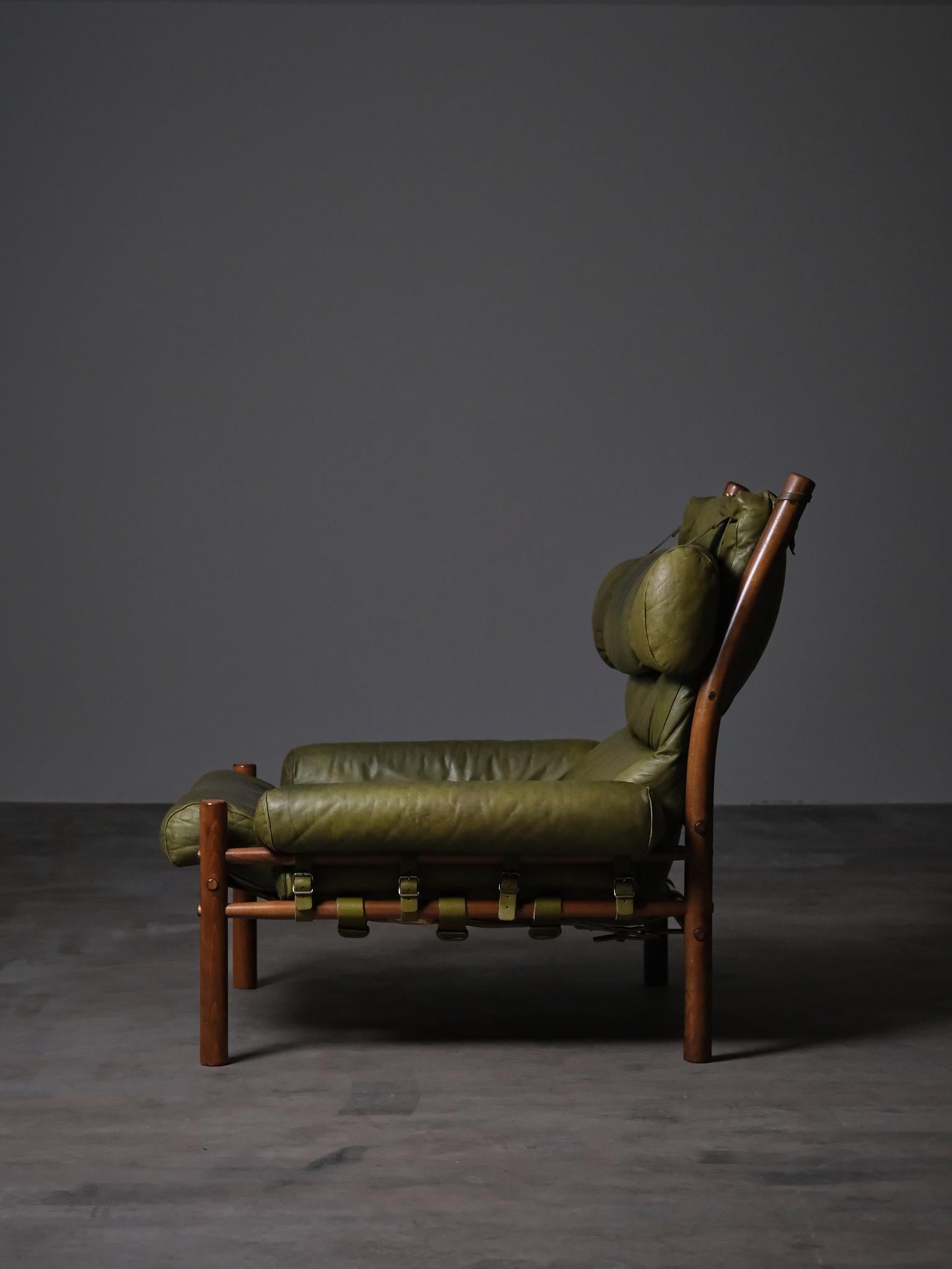 Svedese Sedia da salotto 'Inca' di Arne Norells, Svezia, anni '70 in vendita