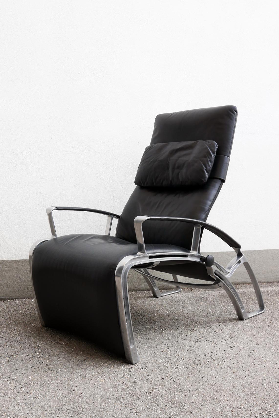 Cast Lounge Chair IP84S by Ferdinand A. Porsche for Interprofil Germany 1984