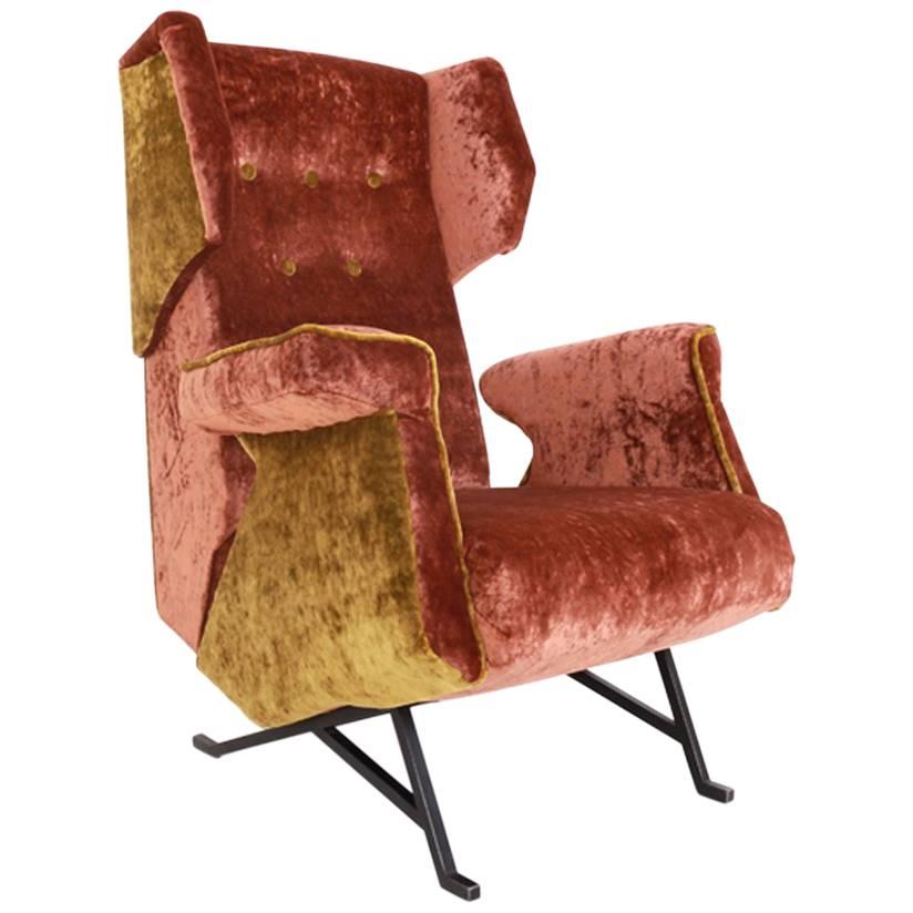 Lounge Chair, Italy, Mid-20th Century For Sale