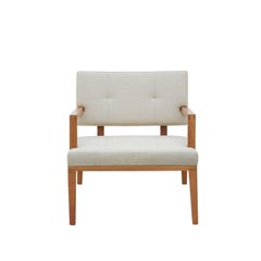 Lounge Chair Joliu Made of Tropical Hardwood in Brazilian Contemporary Design