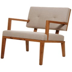 Lounge Chair Joliu Made of Tropical Hardwood in Brazilian Contemporary Design