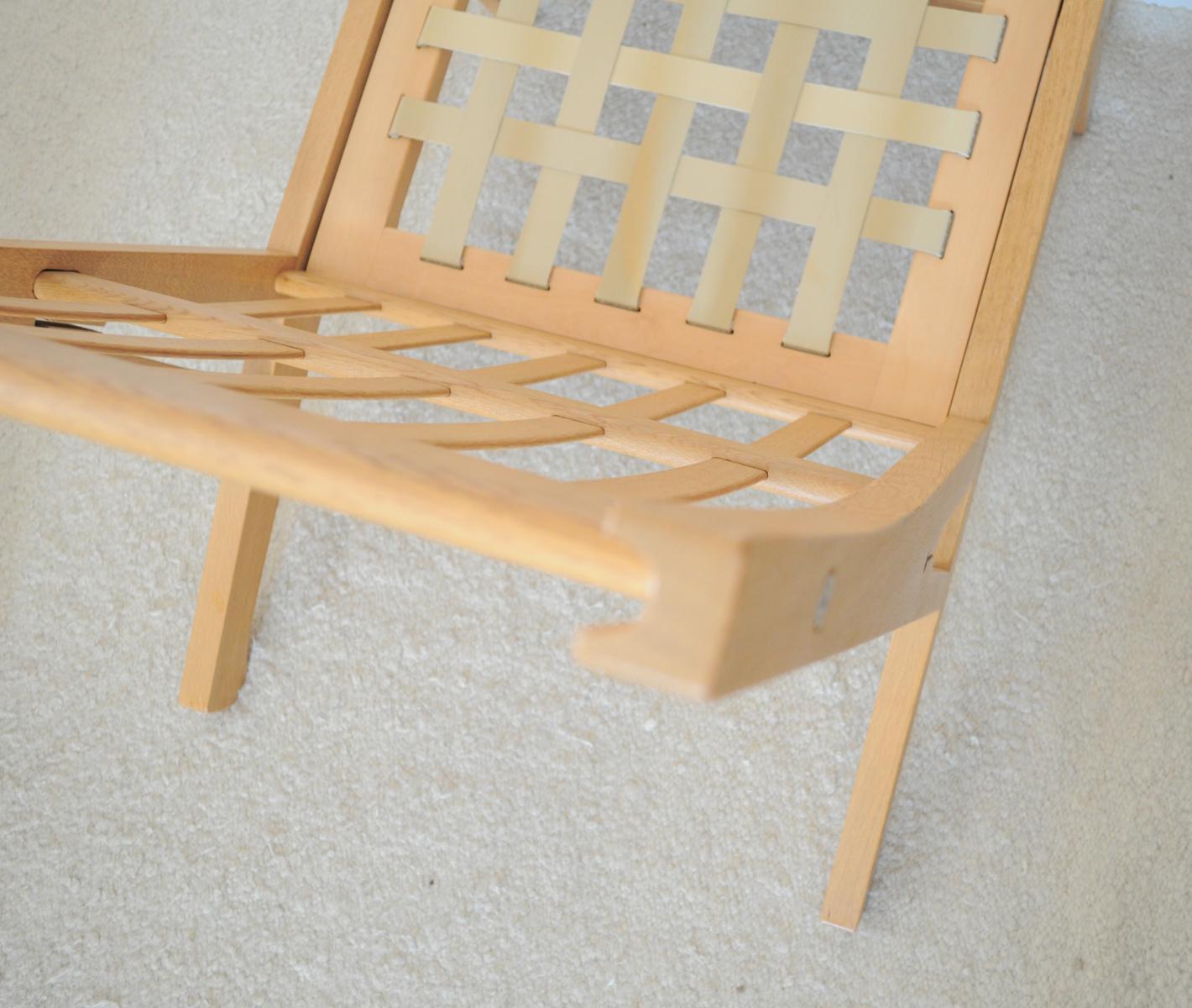 Lounge Chair Made of Oak Designed in 1969 by Hans J. Wegner, Produced by GETAMA 4