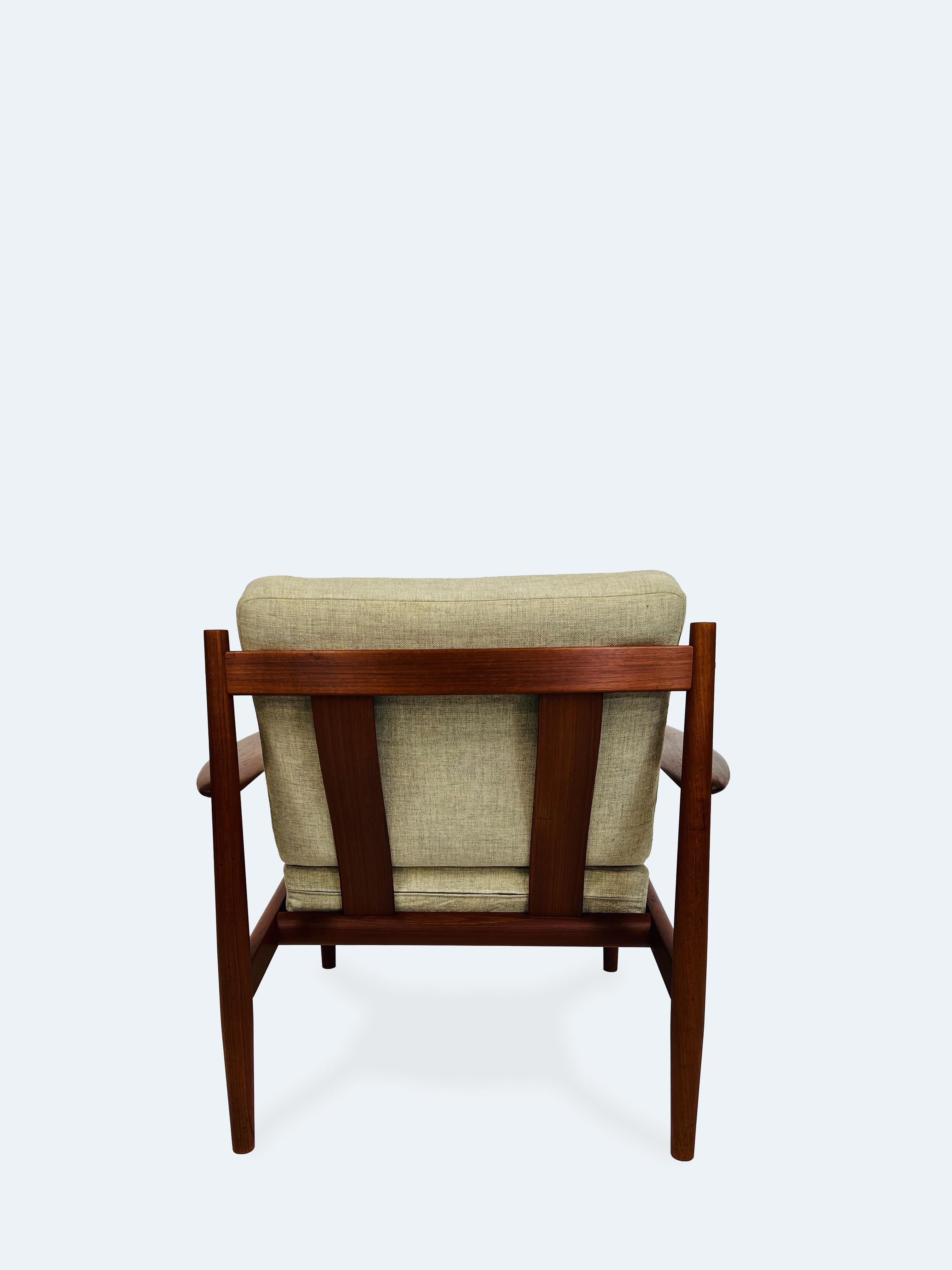 Danish Lounge Chair Model 118 by Grete Jalk for France & Son, 1960s For Sale