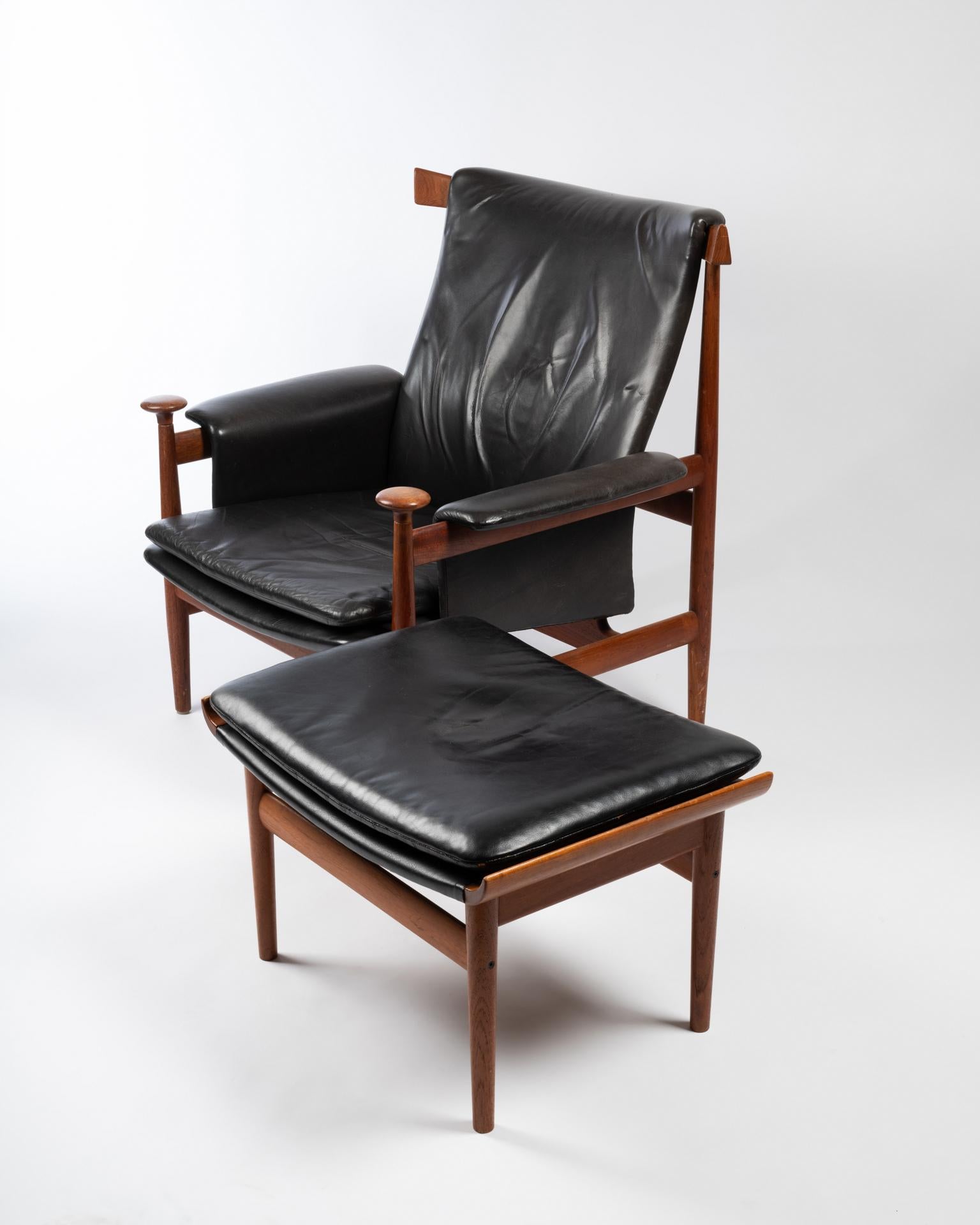 Danish Lounge Chair Model 152 Bwana by Finn Juhl for France & Sons, 1962 For Sale