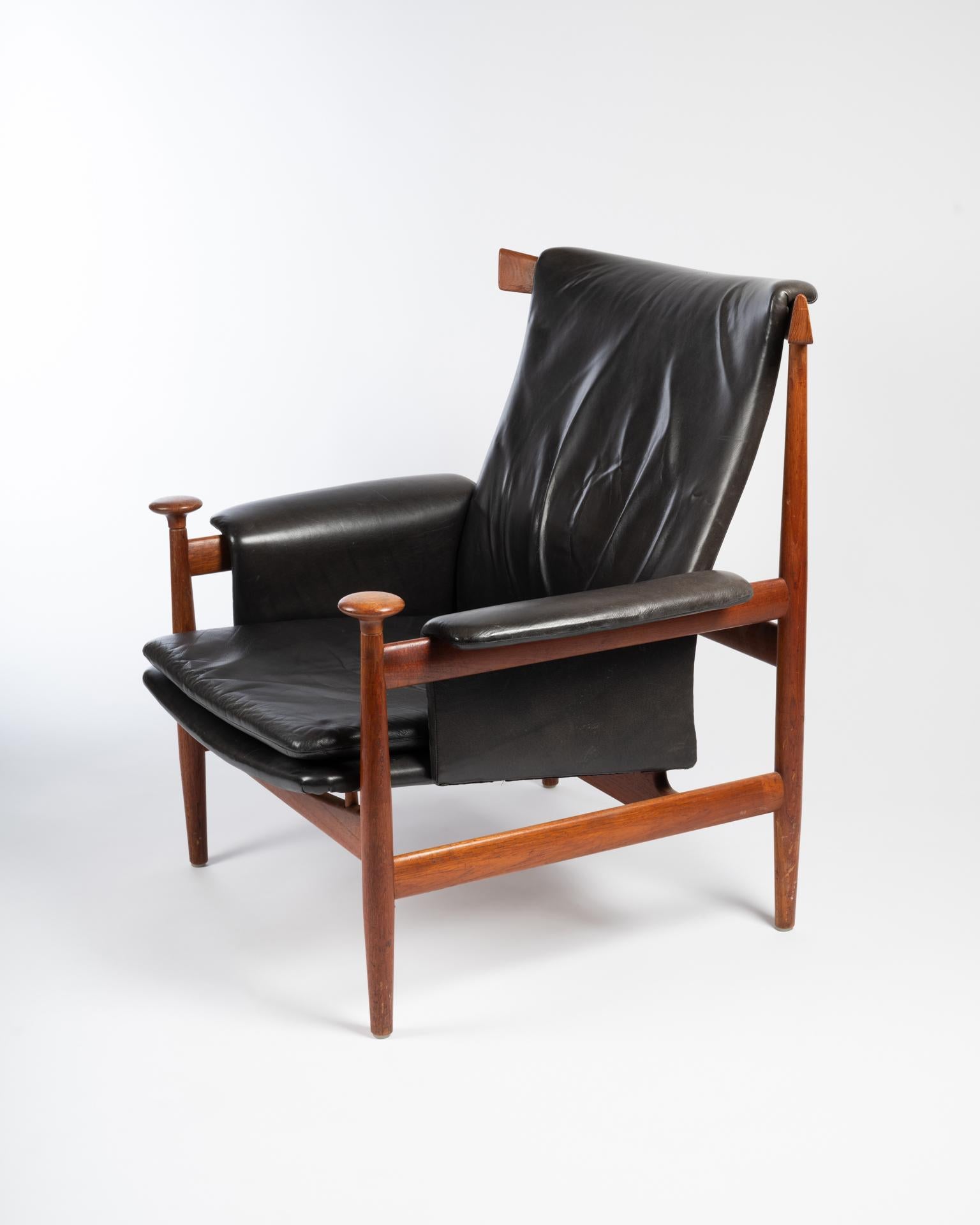 Mid-20th Century Lounge Chair Model 152 Bwana by Finn Juhl for France & Sons, 1962 For Sale